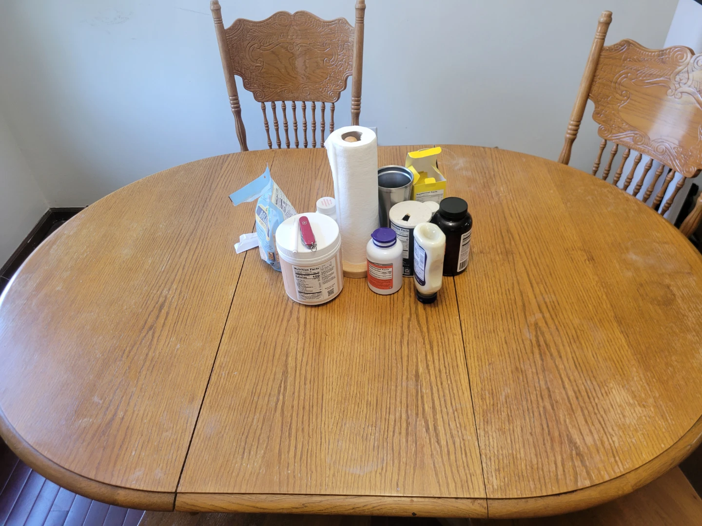 Wooden Dining set (table + Set of 4 chairs) - photo 2