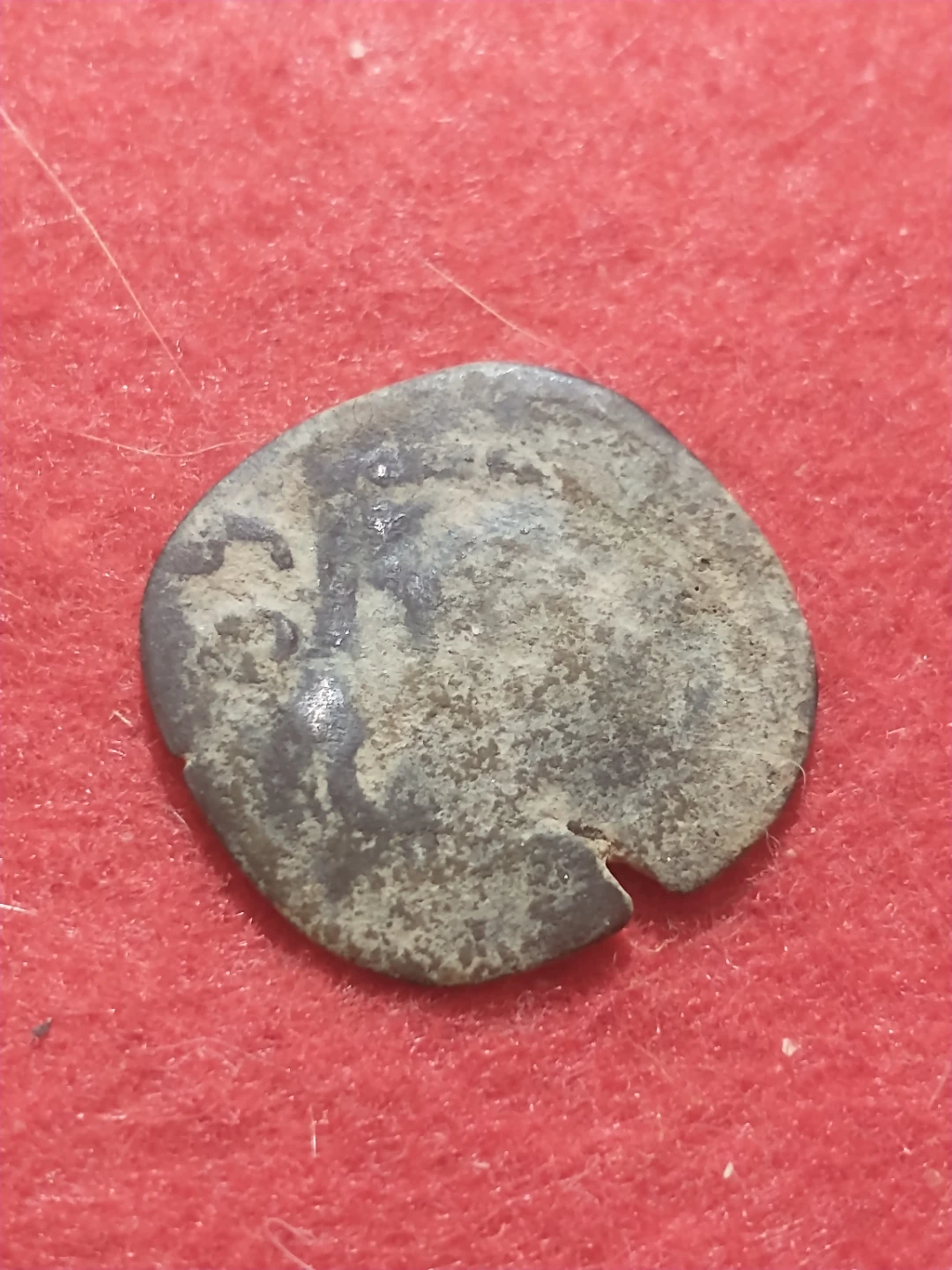 Mid-late medieval Spanish shipwreck cob w/countermark on reverse - photo 2