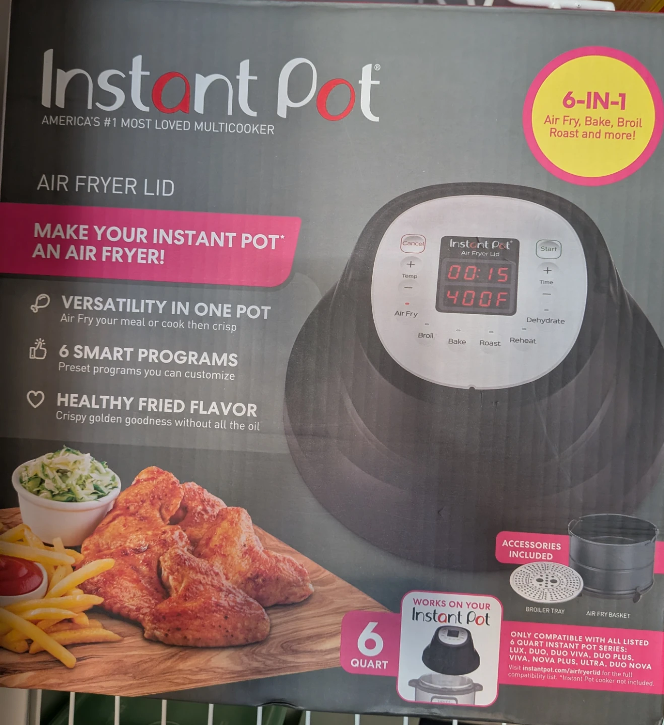 Instant Pot Air Fryer Lid