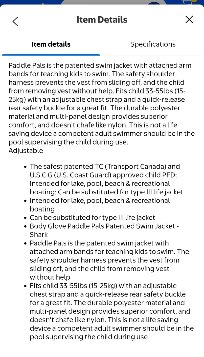 Body Glove Toddler Swim Jacket - photo 3