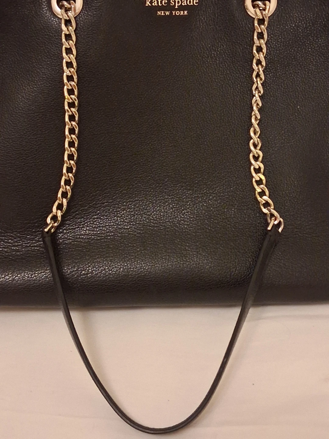 Kate Spade New York Black Pebbled Leather Tote Bag - photo 4