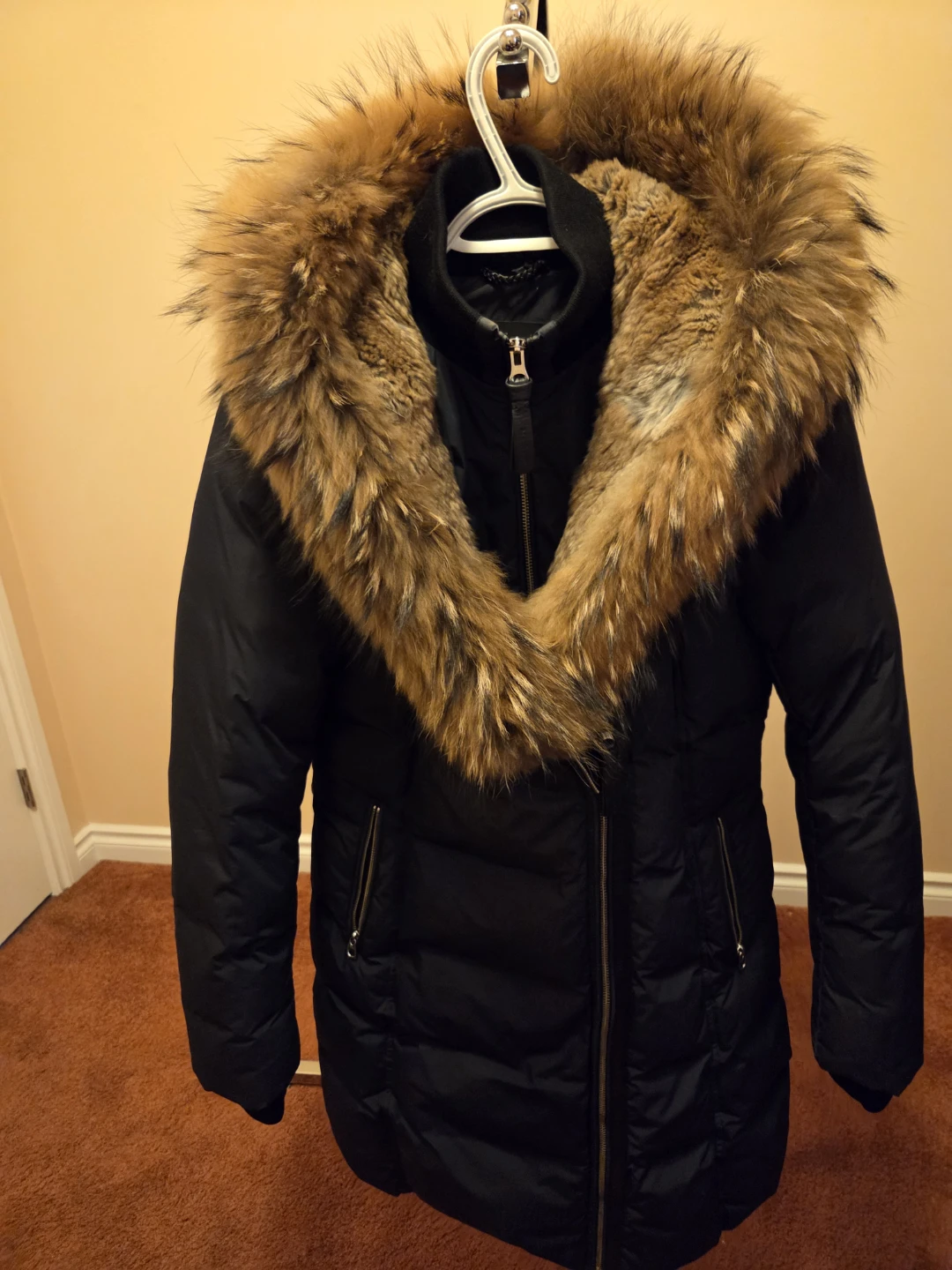 Mackage Down Trish Puffer Coat with Fur Trim