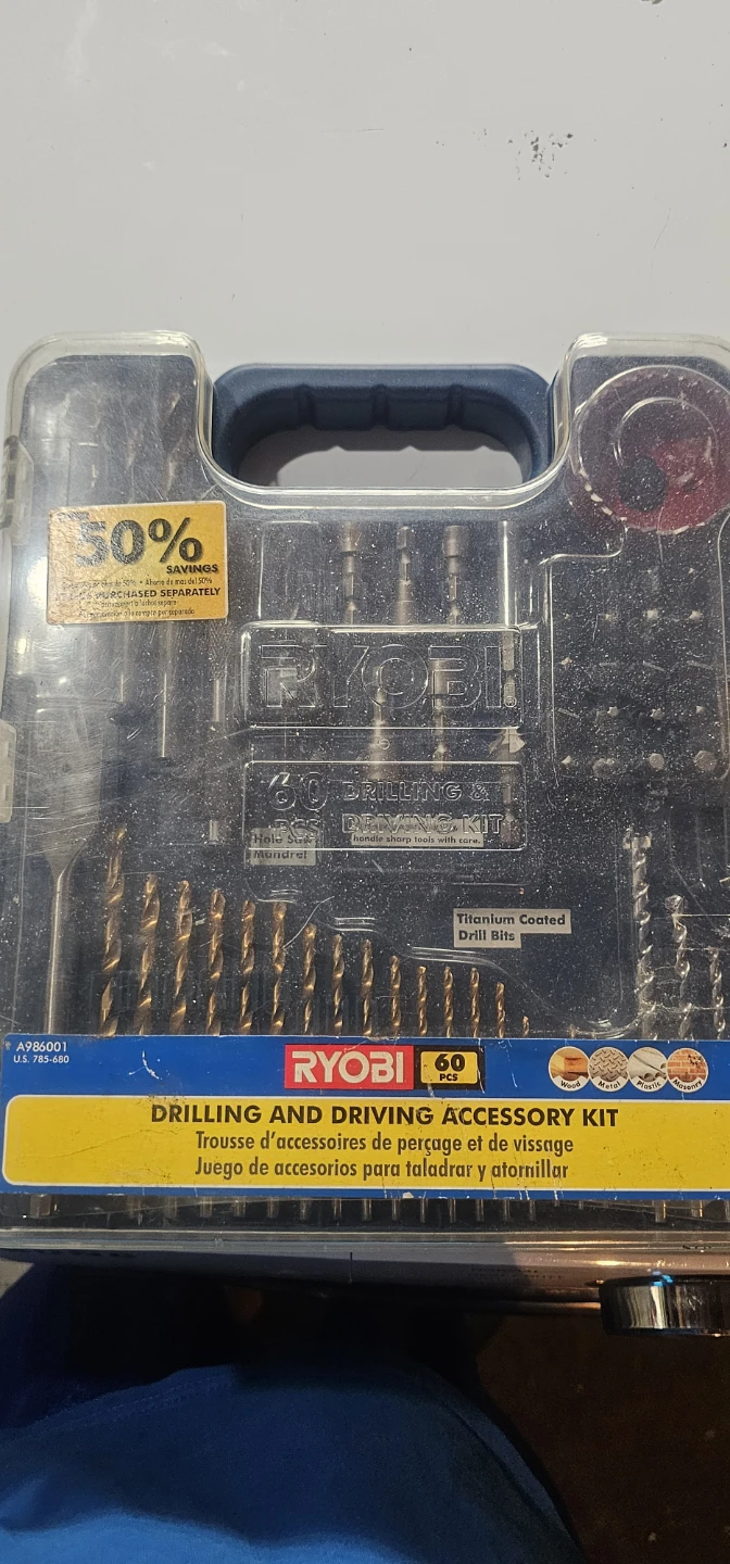 Ryobi 60 Pc Drilling and Driving Accessory Kit