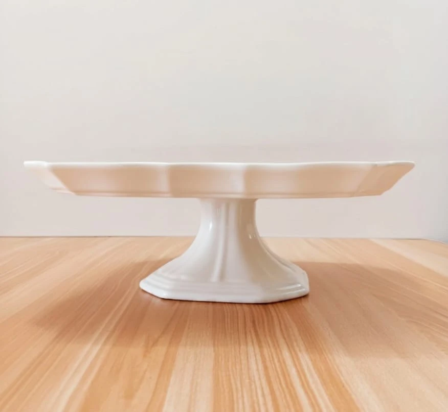 The Kindness Plate Ceramic Pedestal Stands (Set of 2) - photo 4