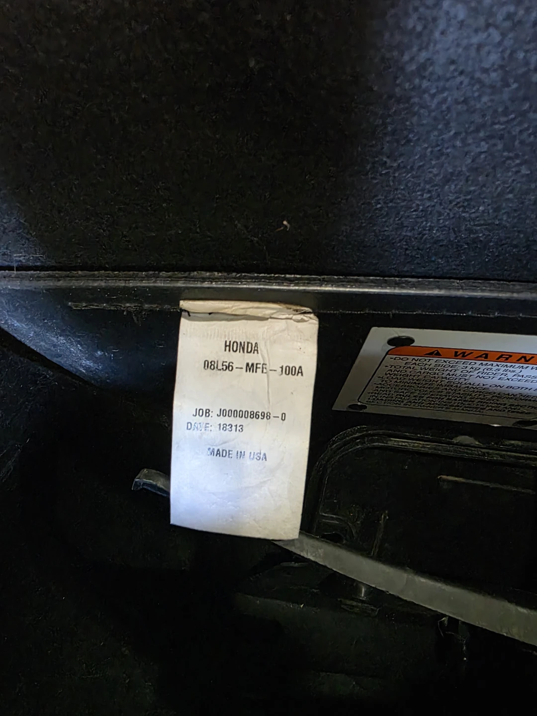 Honda OEM Synthetic Leather Saddlebags - photo 3