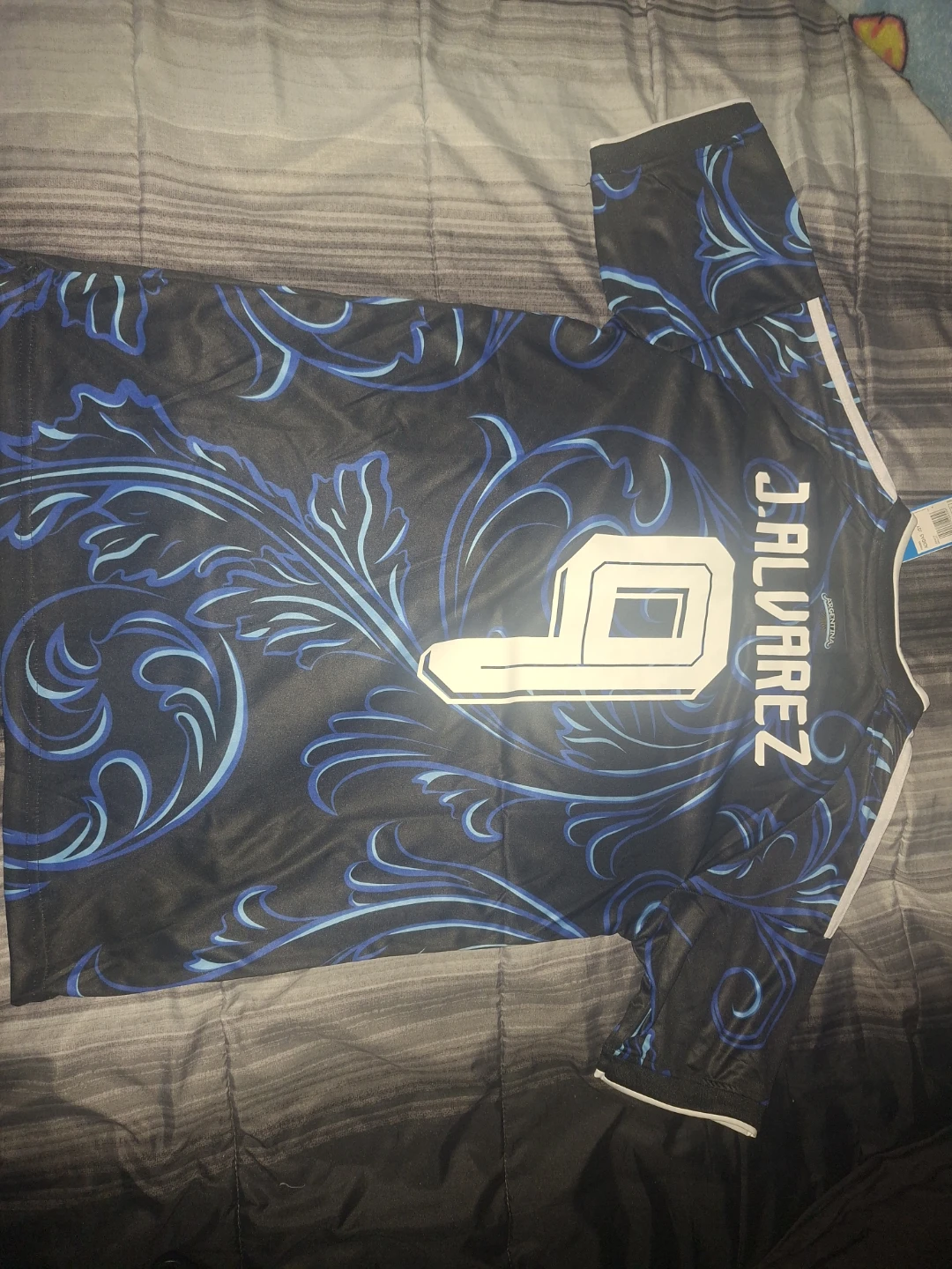 Adidas Argentina National Team Football Jersey J.Alvarez #9 - photo 2
