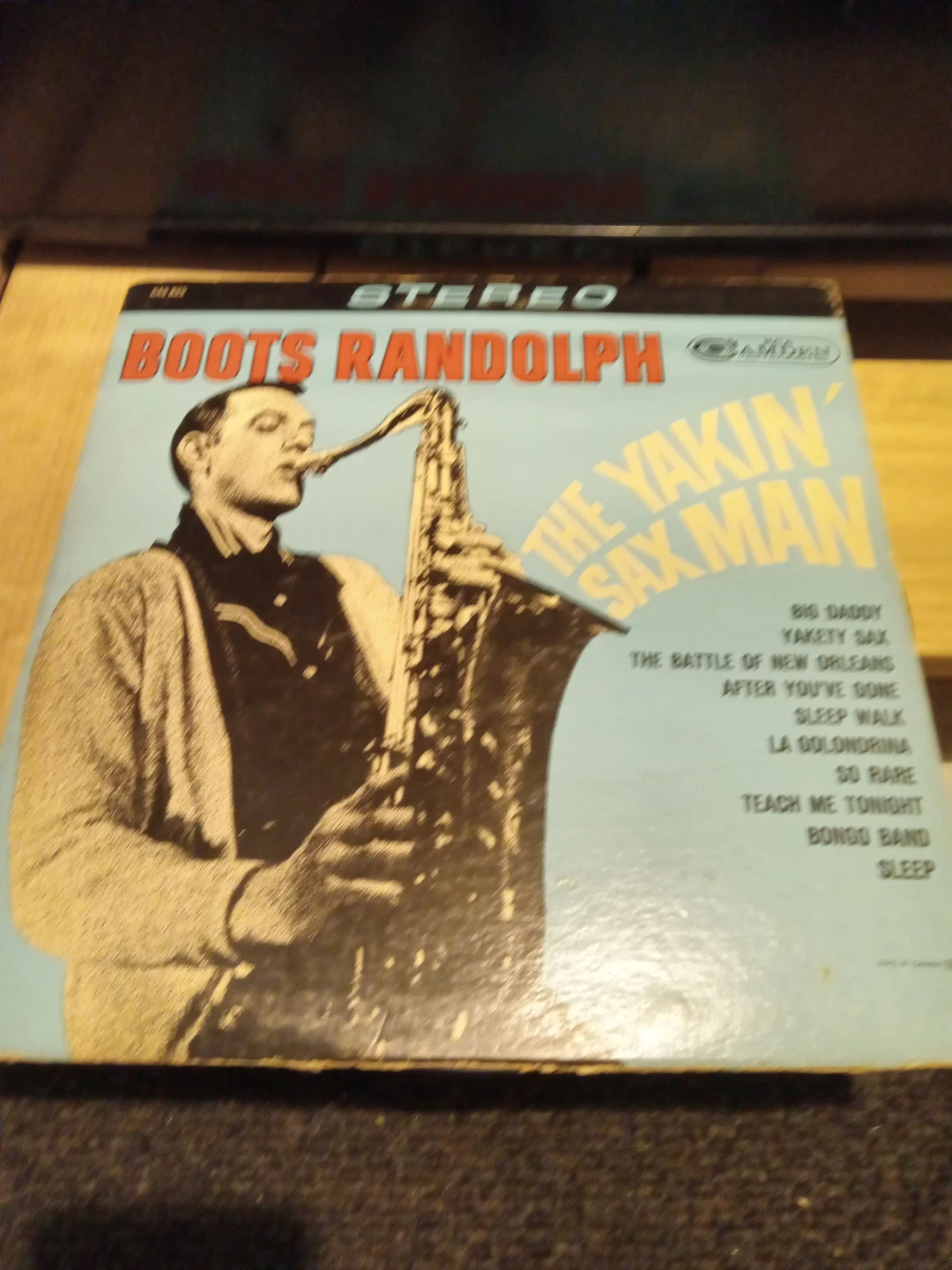 Boots Randolph The Yakin' Sax Man Stereo Vinyl Record