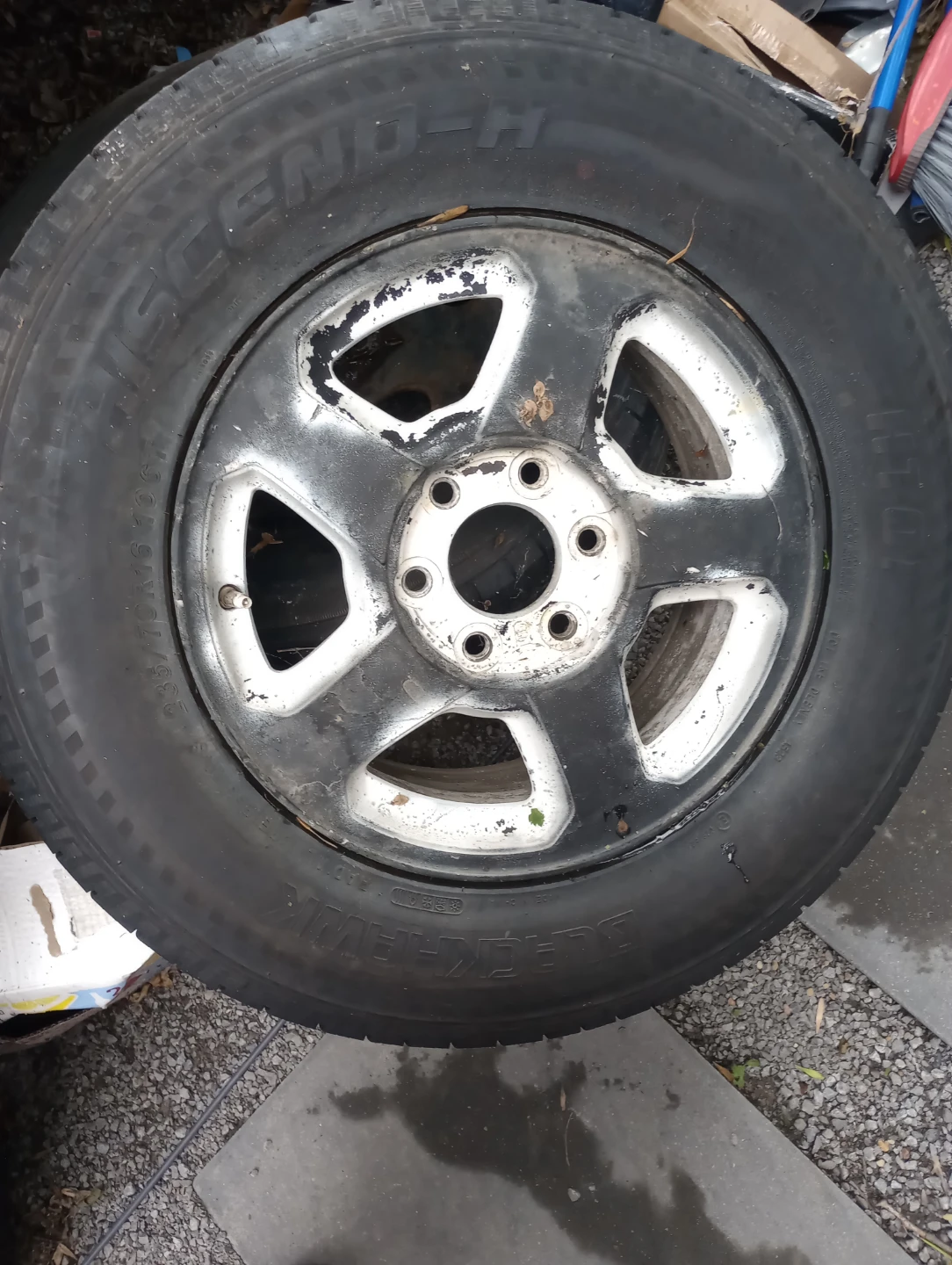 Blackhawk Tire with Rim