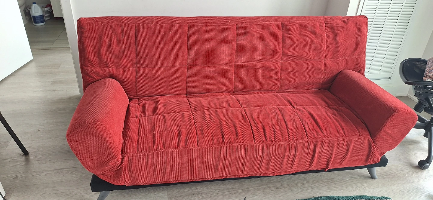 Orange futon removable cover - photo 2