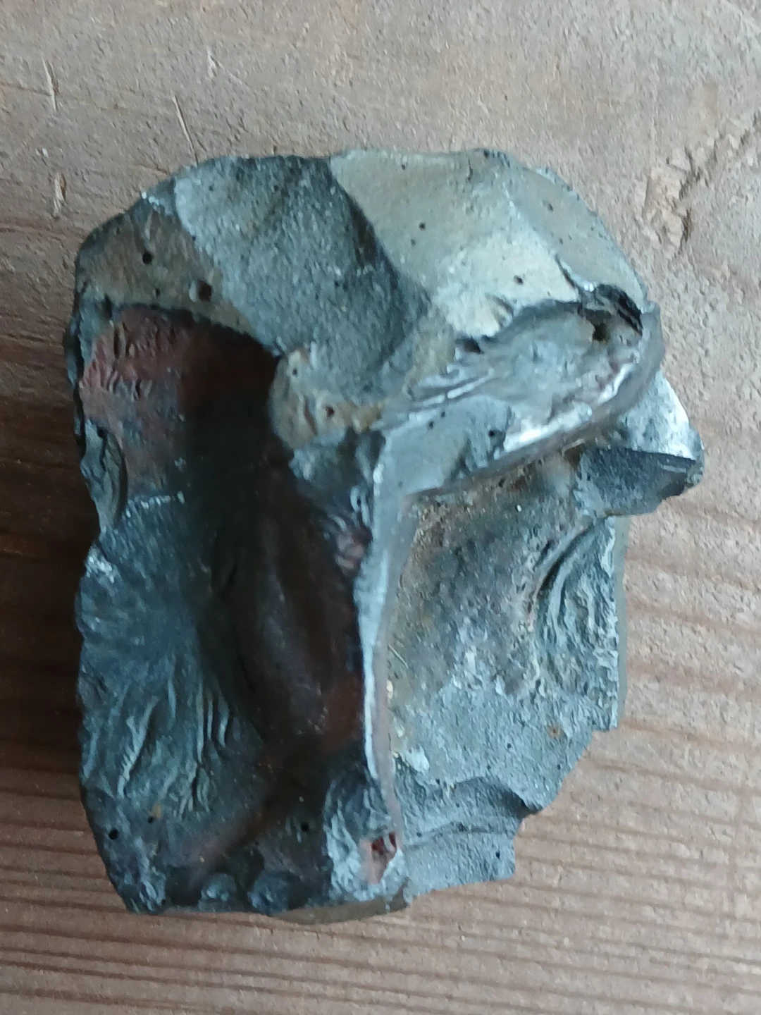 Unique Natural Koi Fish Design Canadian Railway Iron Slag - photo 5