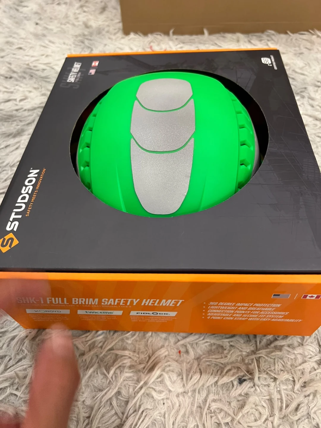 Studson SHK-1 Full Brim Safety Helmet - photo 5