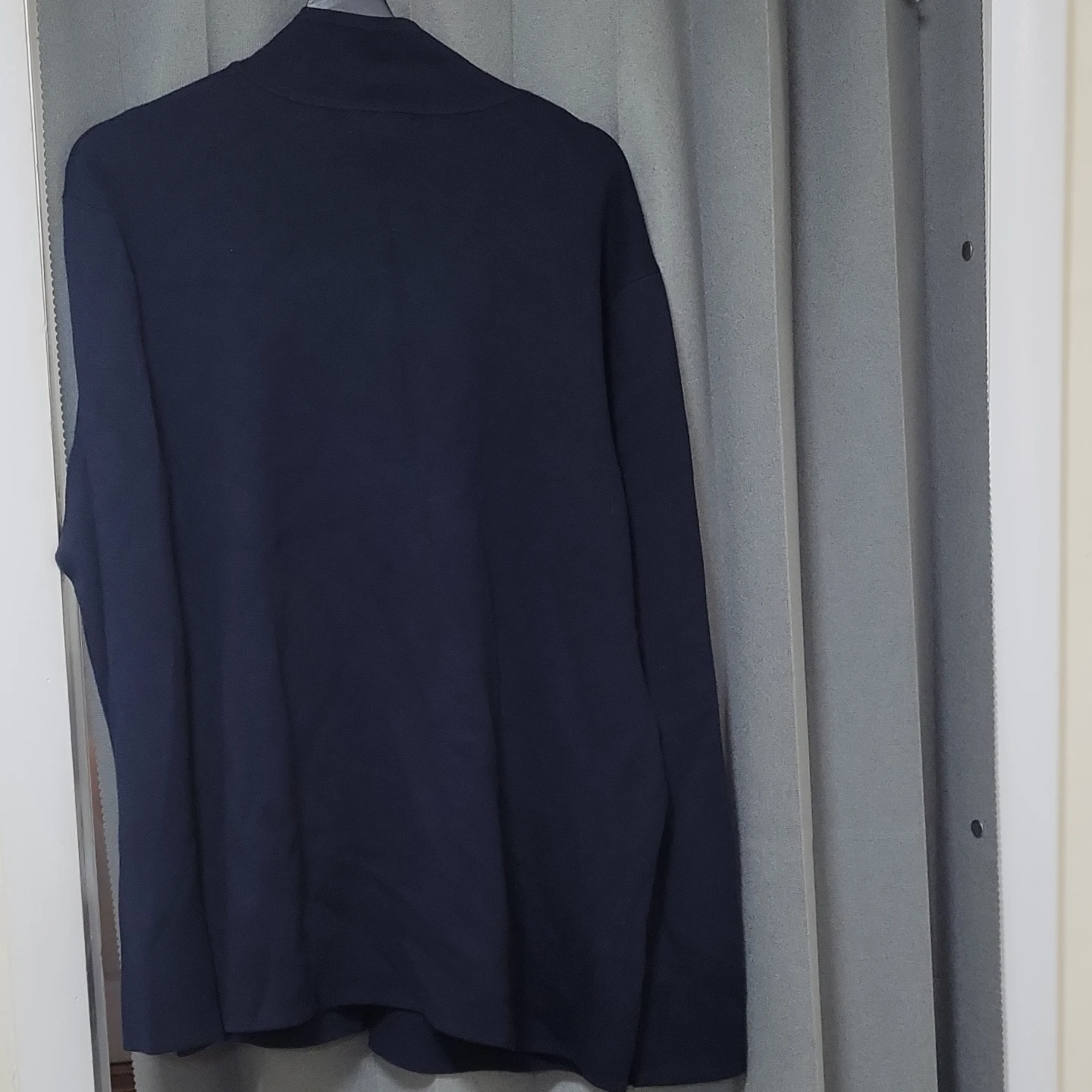 Calvin Klein Navy Blue Cardigan Button Up Jacket - Size L - photo 4