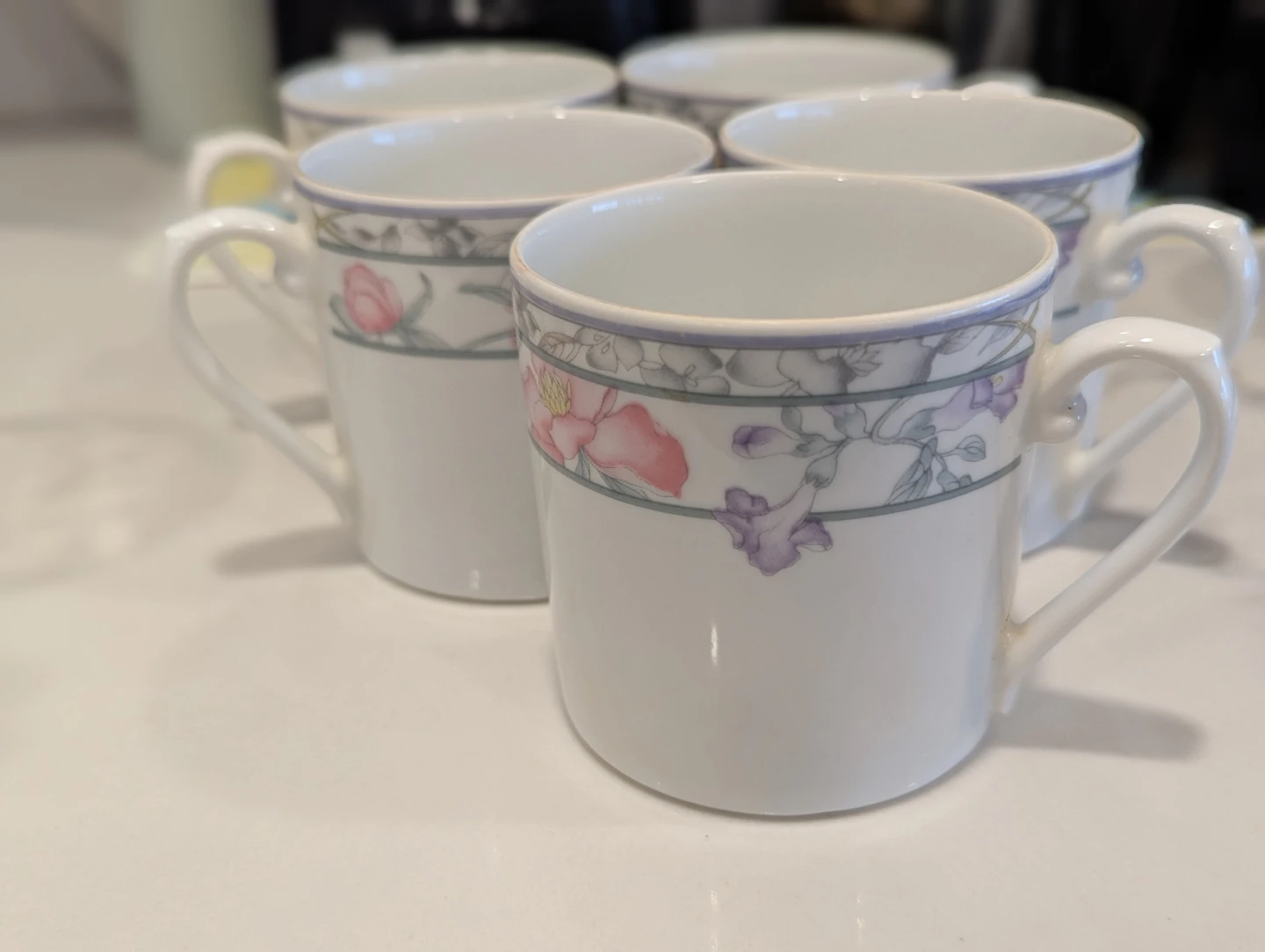 Savoir Vivre Fresh Bouquet Tea Cups (Set of 5) - photo 2