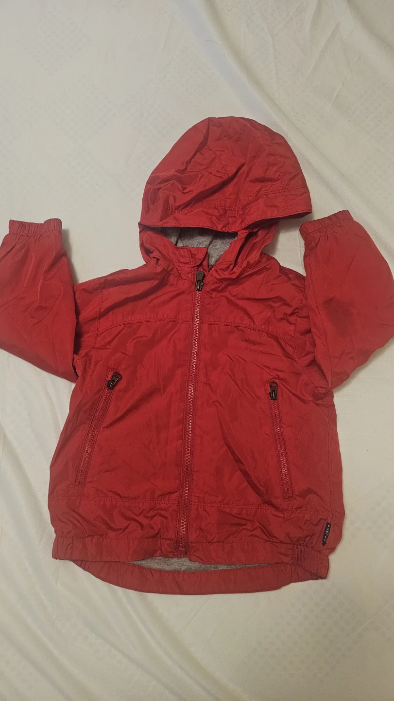 Gap Kids Hooded Jacket Red and Blue - photo 3