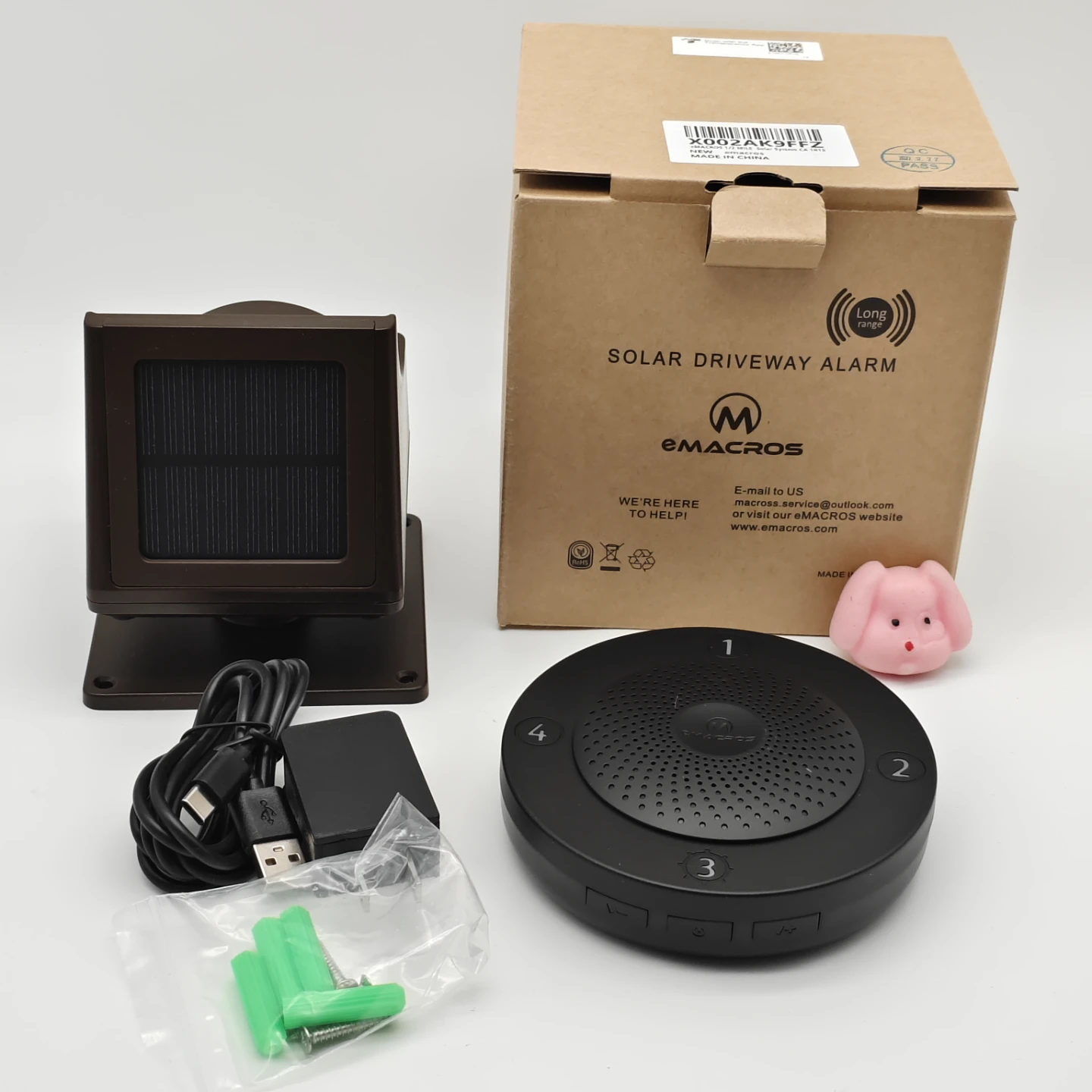 EMACROS Solar Driveway Alarm System