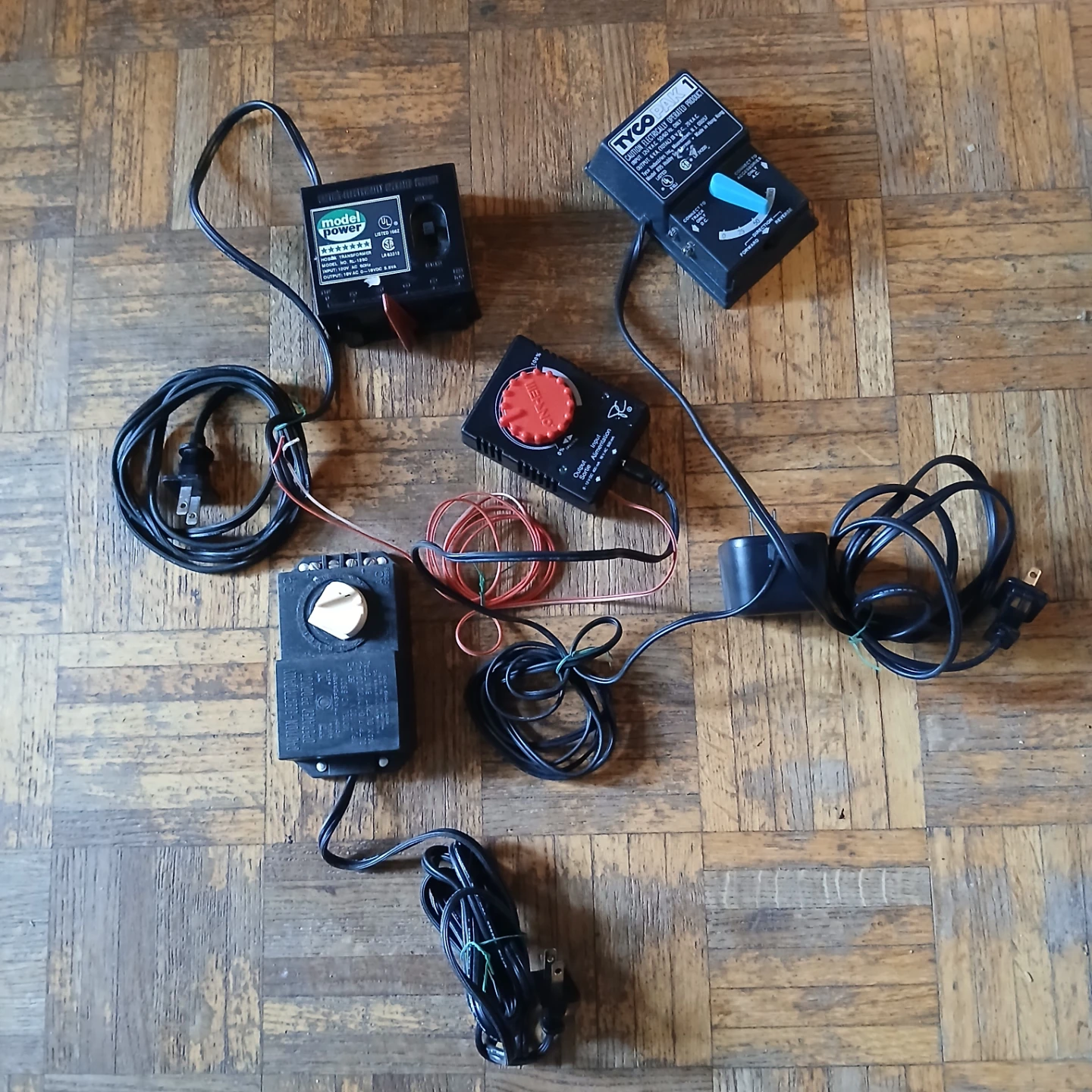 Model Power and Tyco Train Transformers