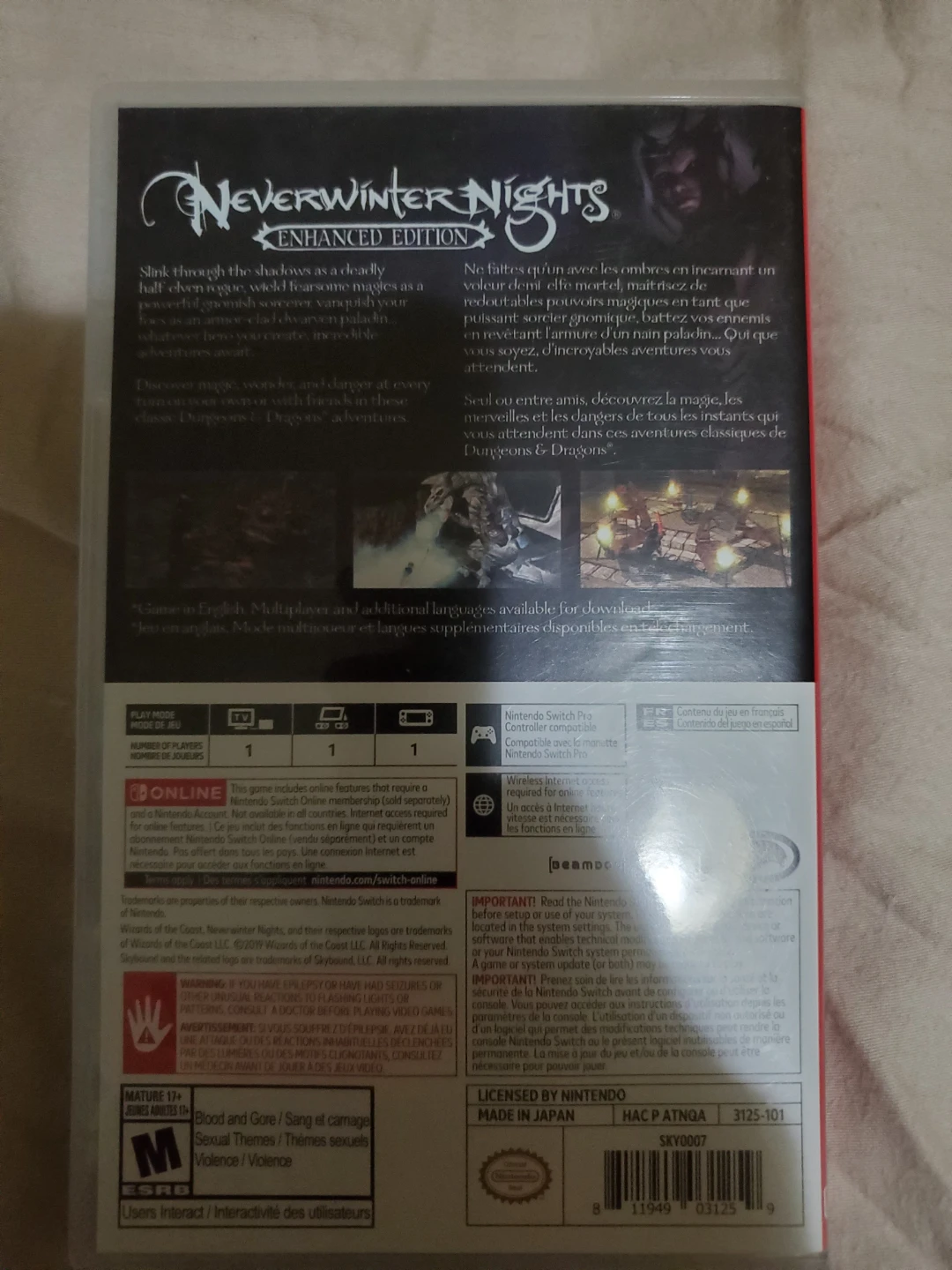 Nintendo Switch Neverwinter Nights Enhanced Edition - photo 2