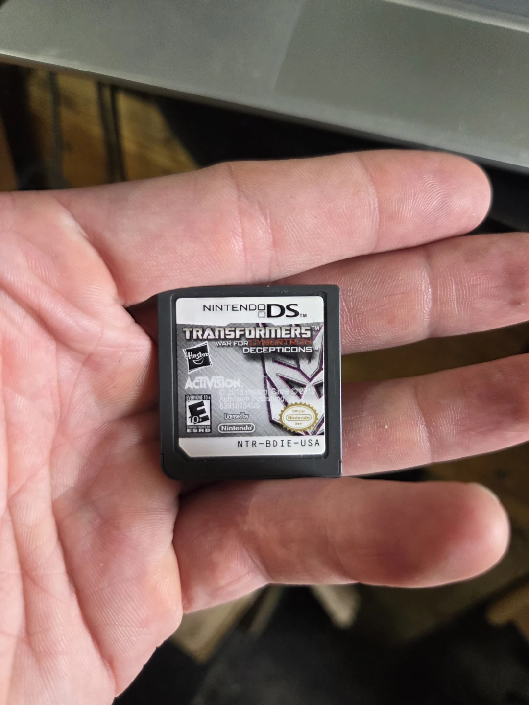 Nintendo DS Transformers War for Cybertron Decepticons Game