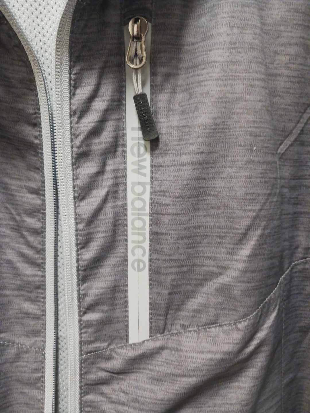 New Balance Men's Grey Full Zip Hoodie Jacket - photo 2