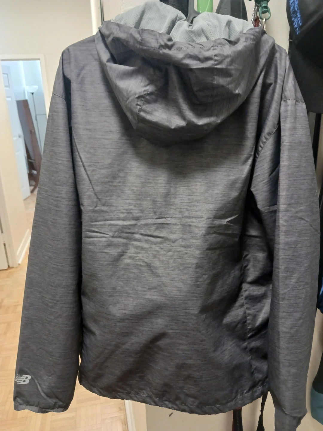 New Balance Men's Grey Full Zip Hoodie Jacket - photo 4