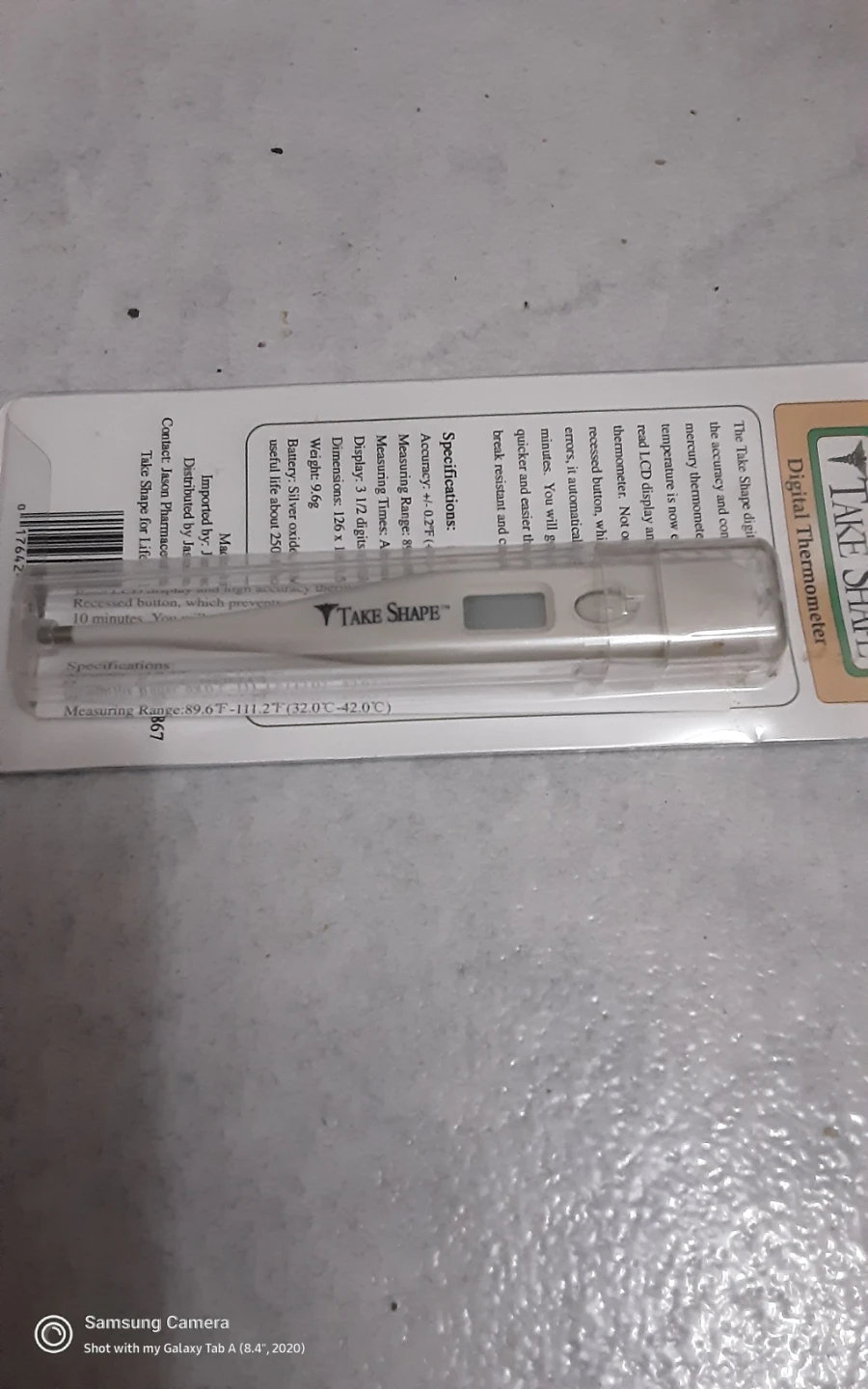 Take Shape Digital Thermometer - photo 2