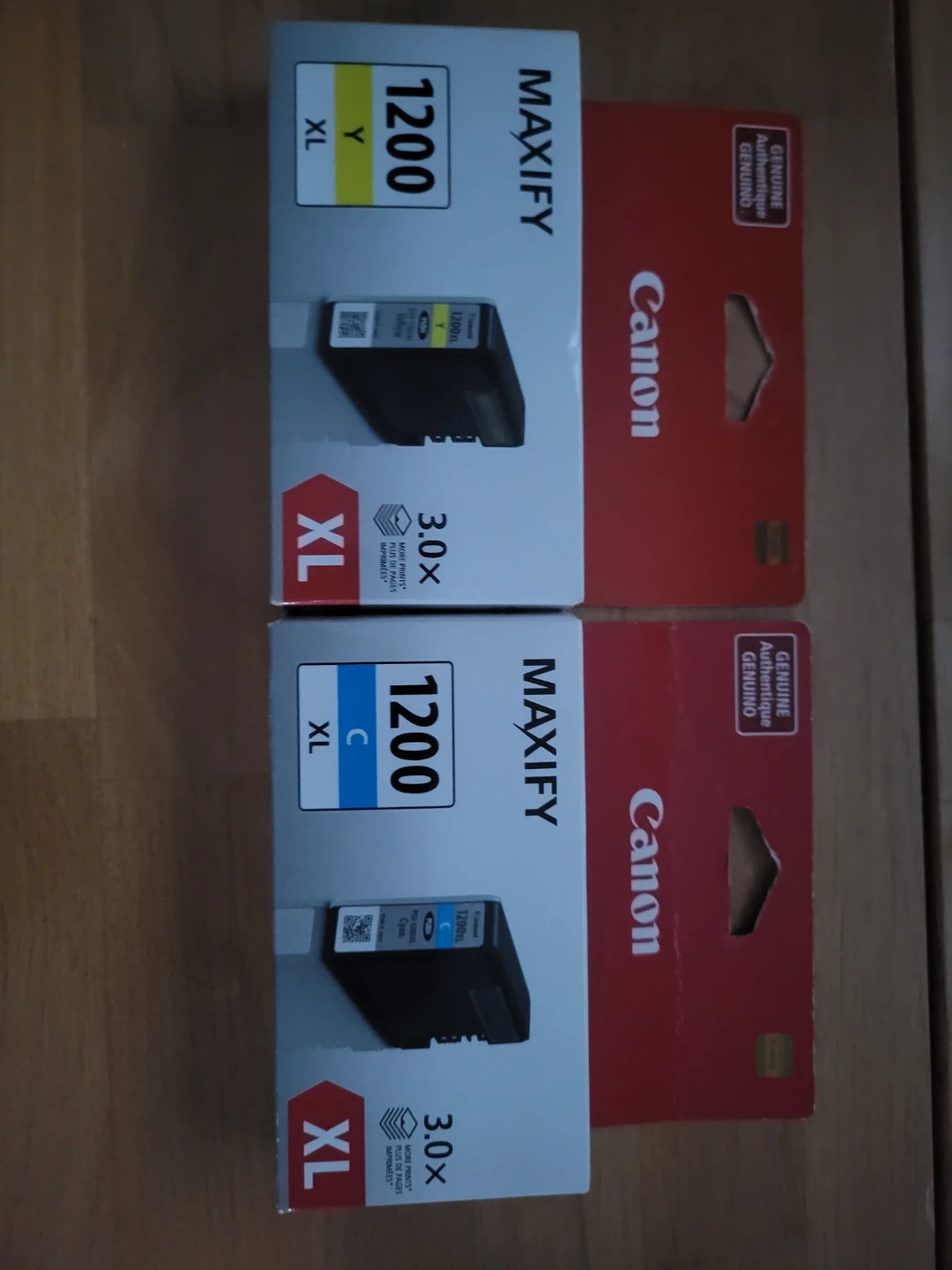 Canon MAXIFY XL Ink Cartridges - Yellow & Cyan