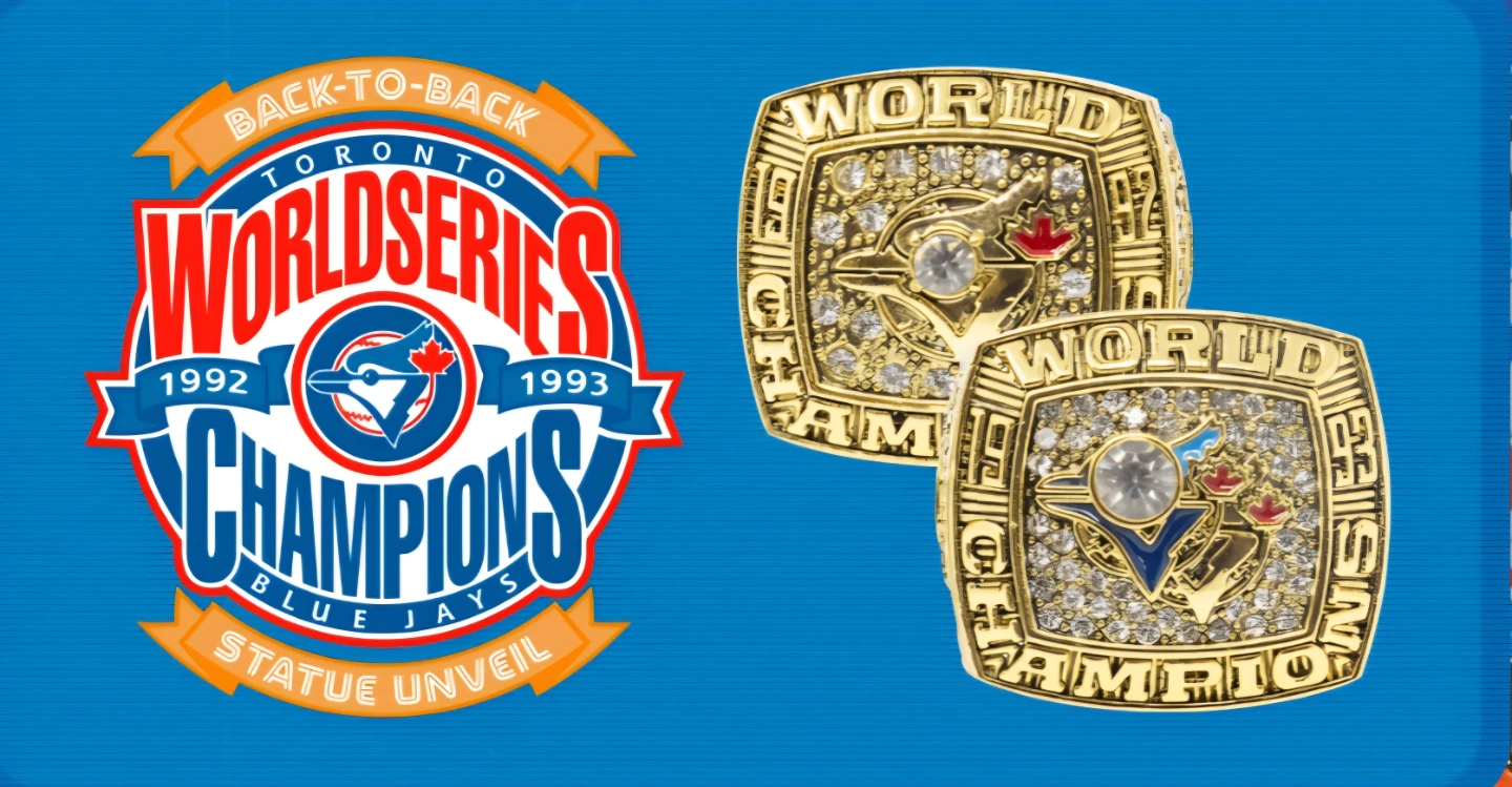 Toronto Blue Jays 1992-1993 World Series Replica Rings