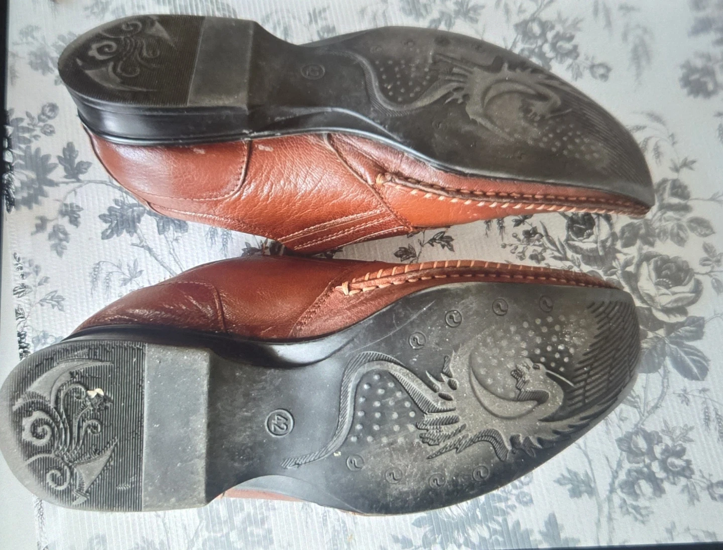 Men's Brown Leather Dress Shoes - photo 2