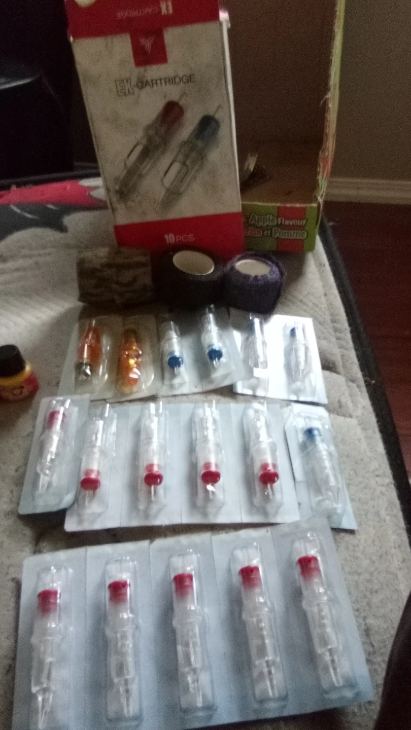 EX Cartridge Tattoo Ink Caps & Needles