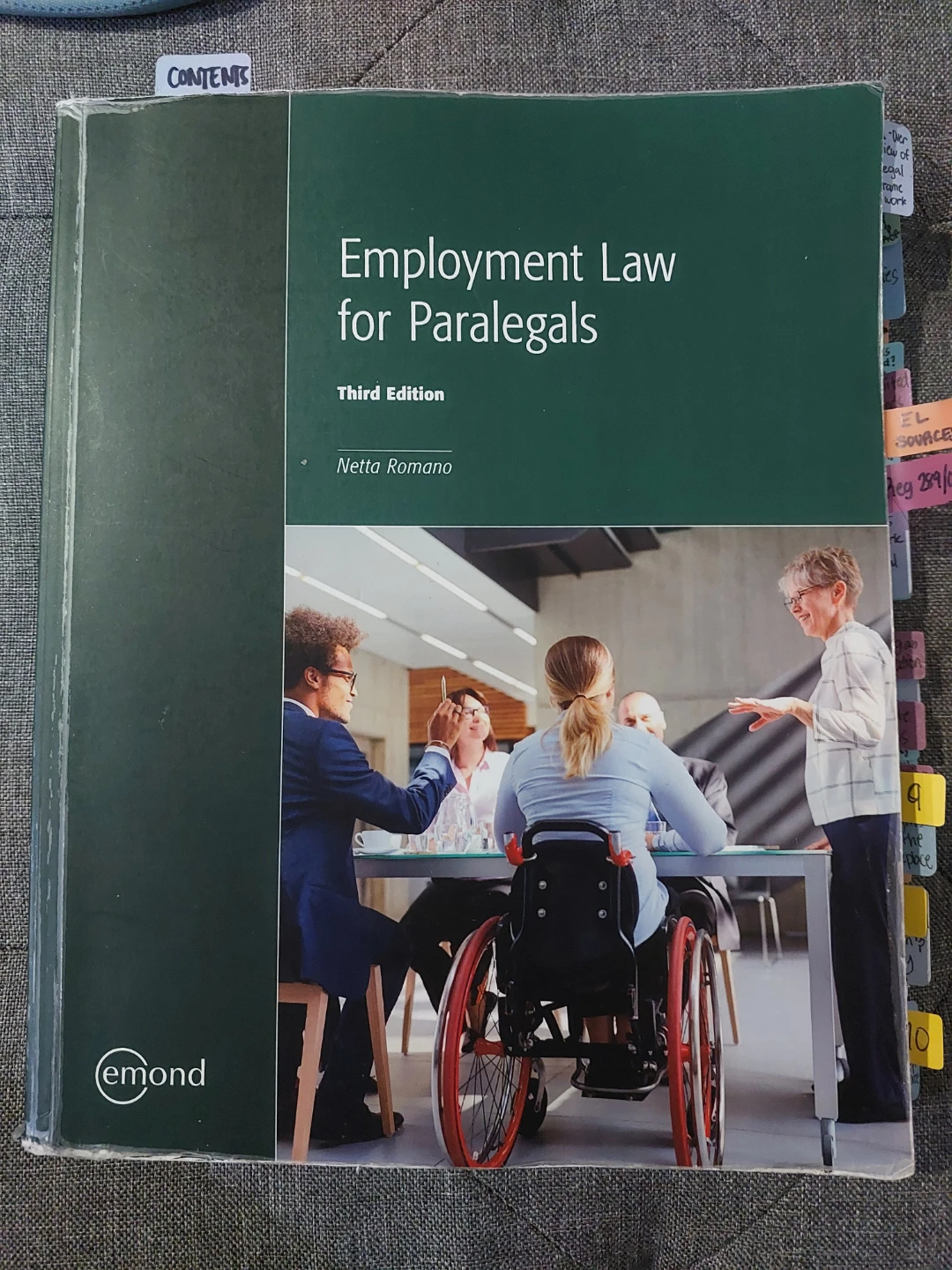 Employment Law for Paralegals by Netto Romano (Third Edition)