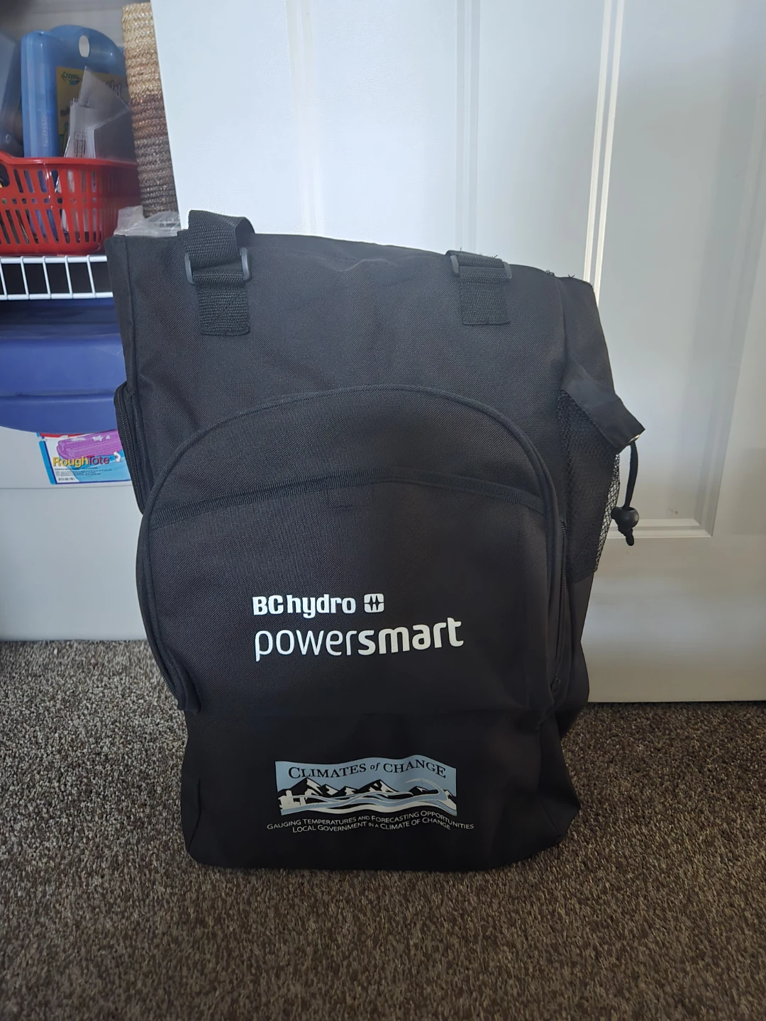 Tote bag & soap dispenser