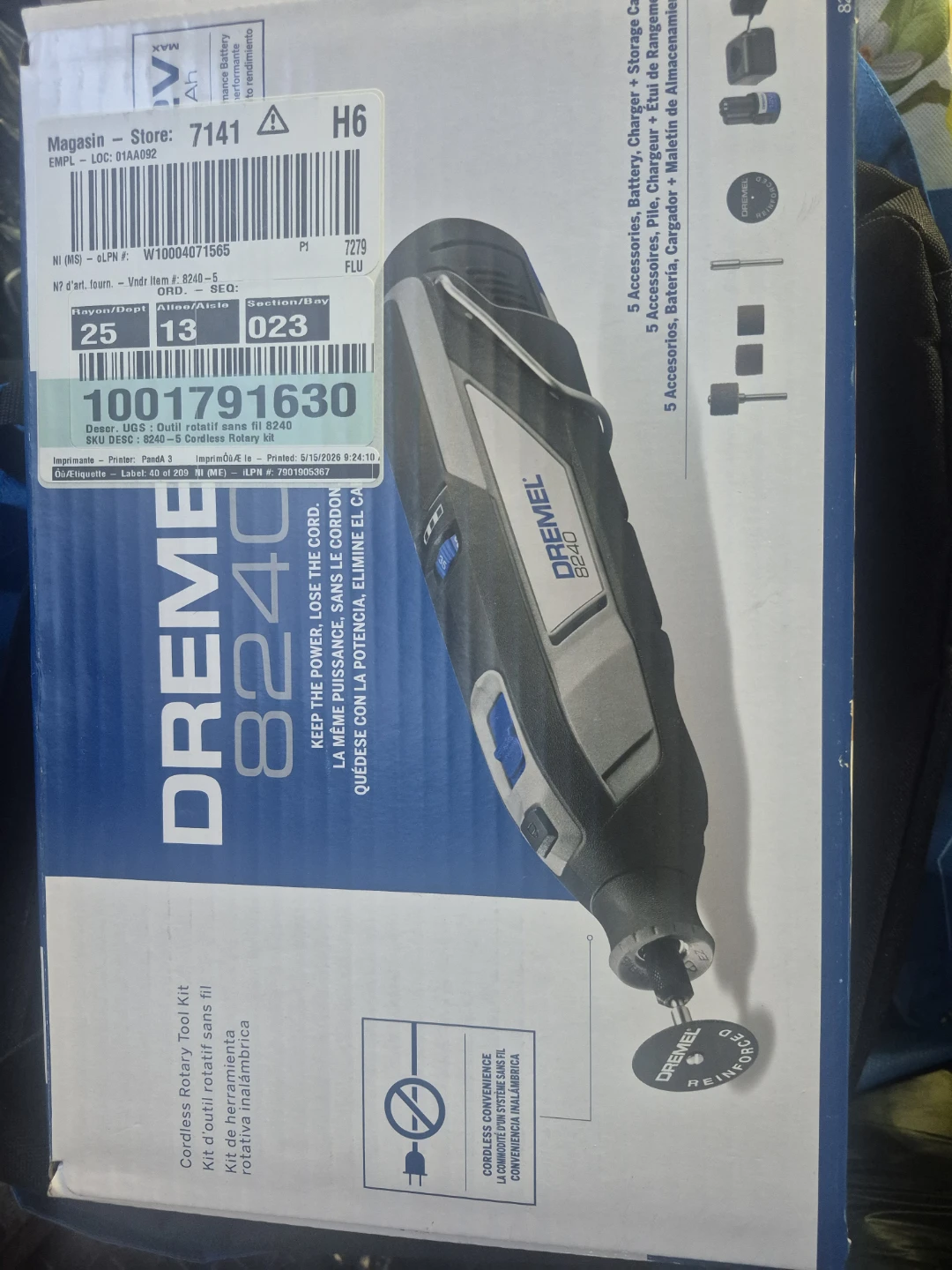 Dremel 8240 Cordless Rotary Tool Kit