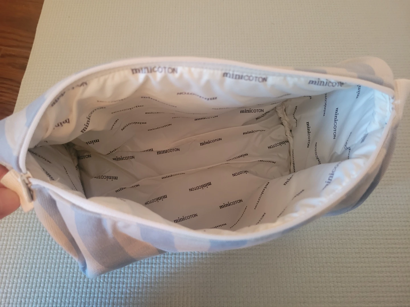 MiniCoton Toiletry Bag/Striped pouch - photo 2