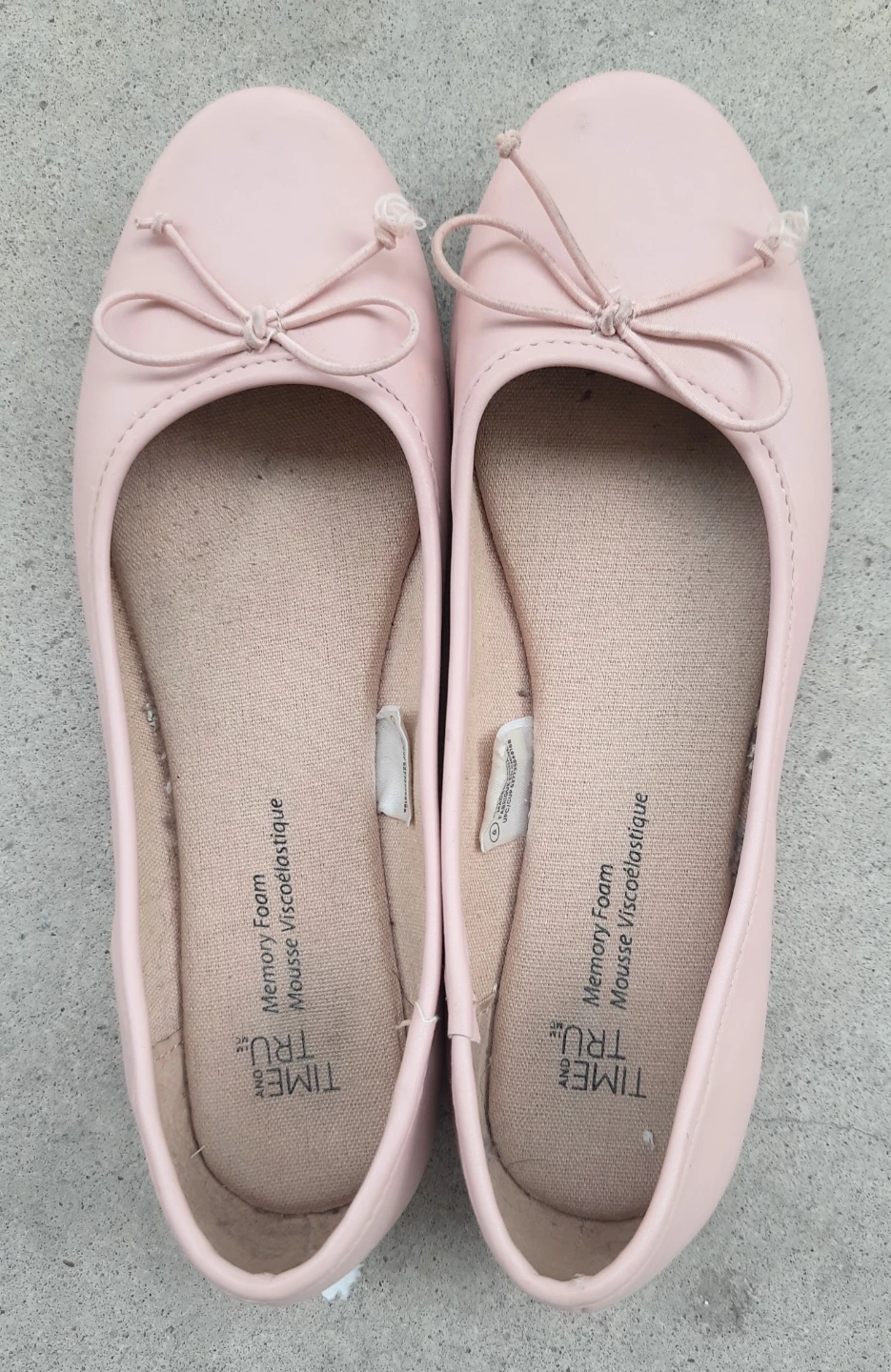 Time and Tru Pink Ballet Flats