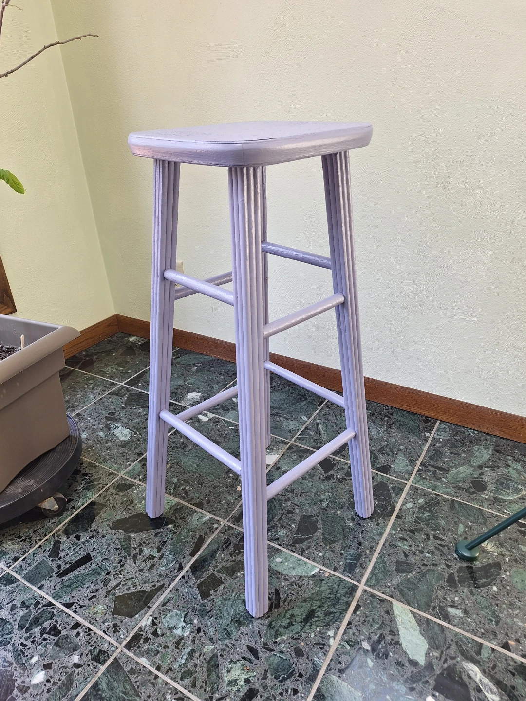Purple Bar Stool - 30" High