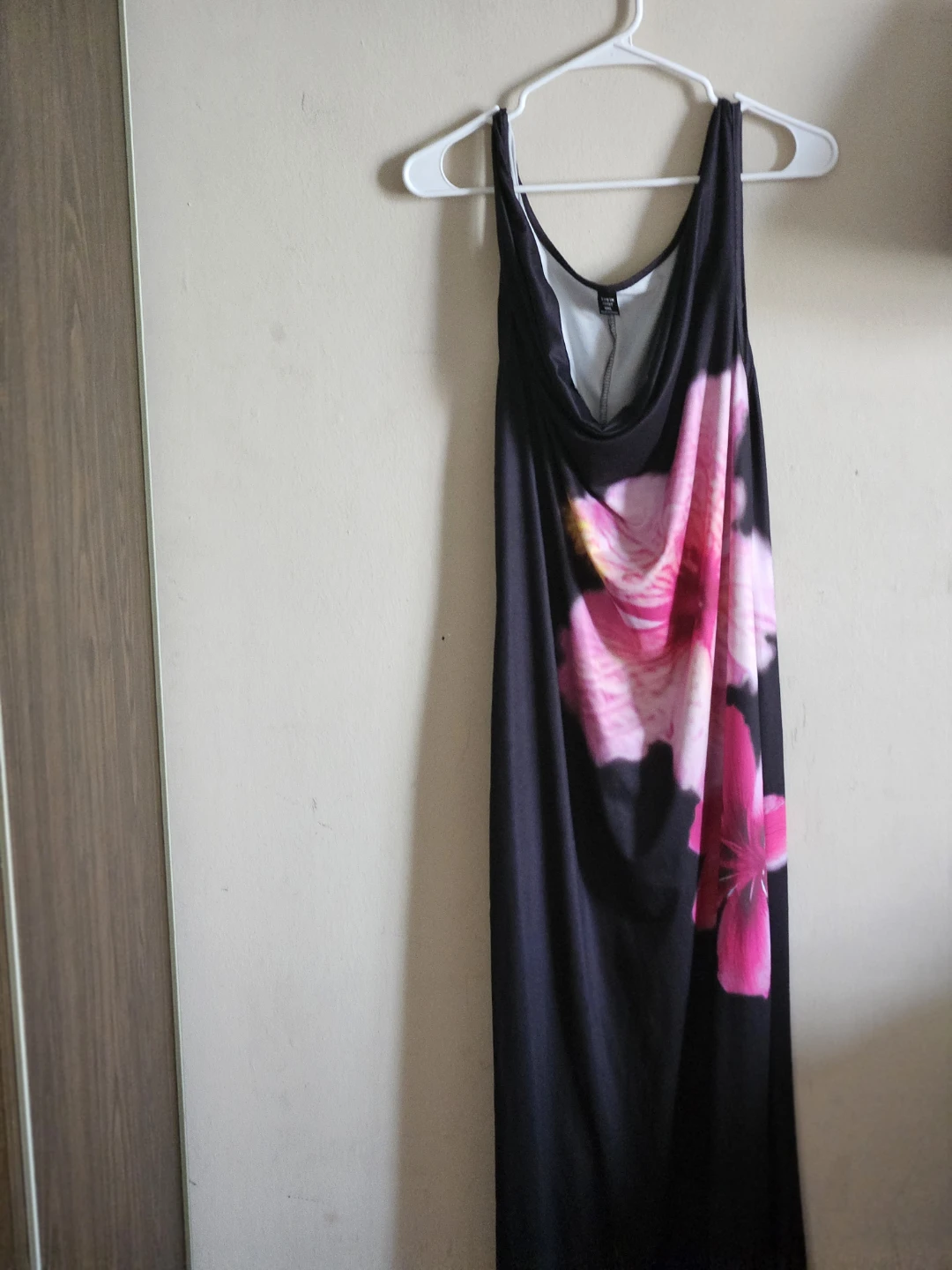 Black Floral Maxi Dress OXL