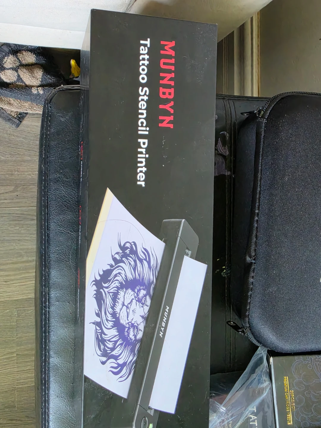 MUNBYN Tattoo Stencil Printer, Poseidon Cartridges & Accessories