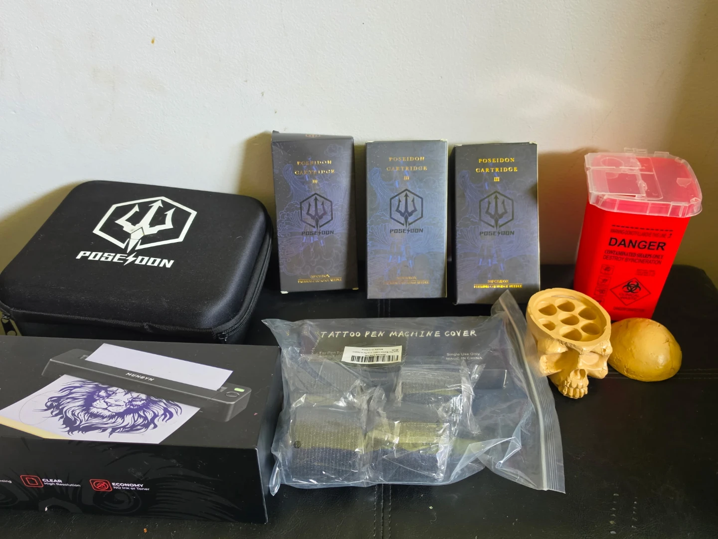 MUNBYN Tattoo Stencil Printer, Poseidon Cartridges & Accessories - photo 3