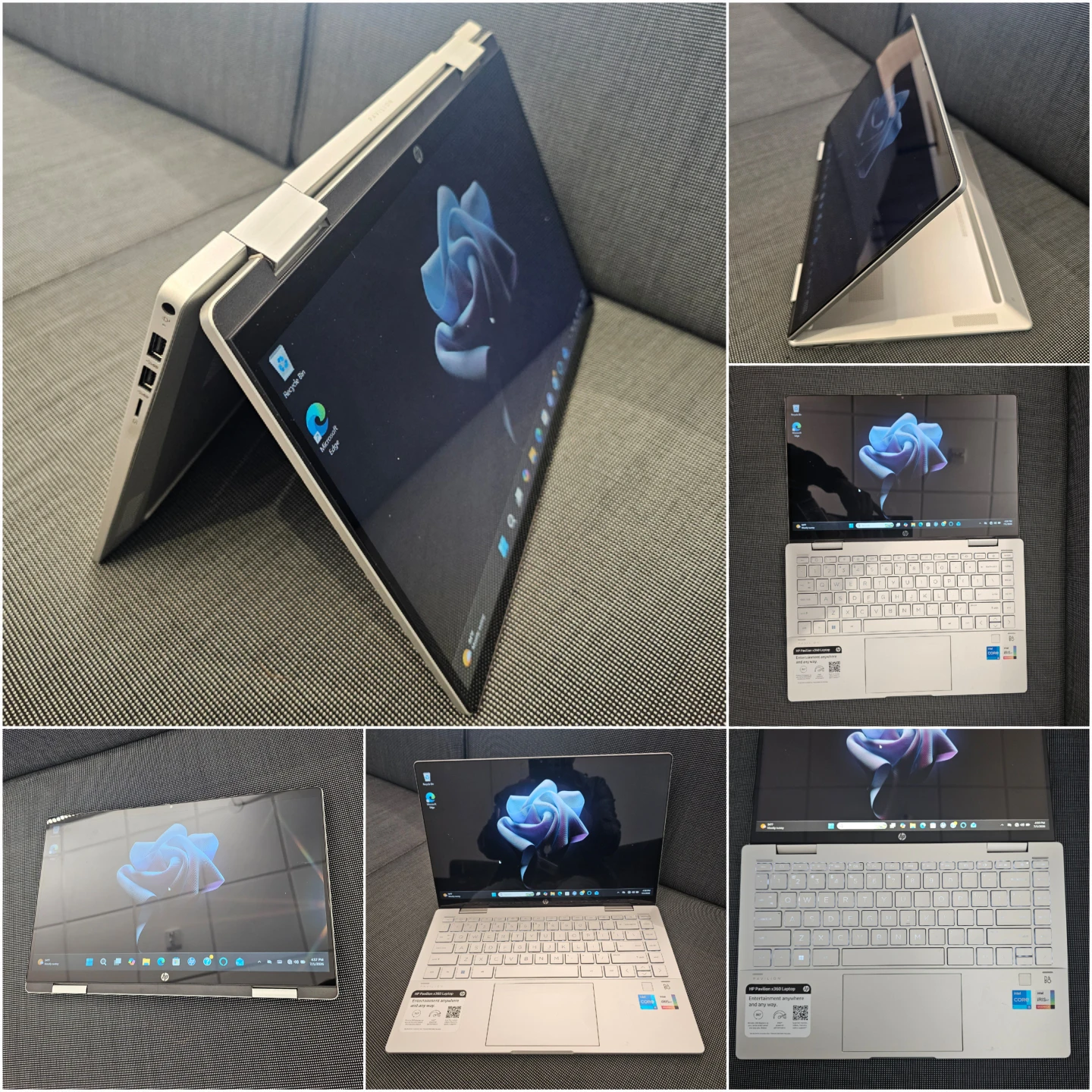 Touchscreen HP Pavilion x360 2-in-1 Laptop 512gb SSD Win11Pro - photo 2
