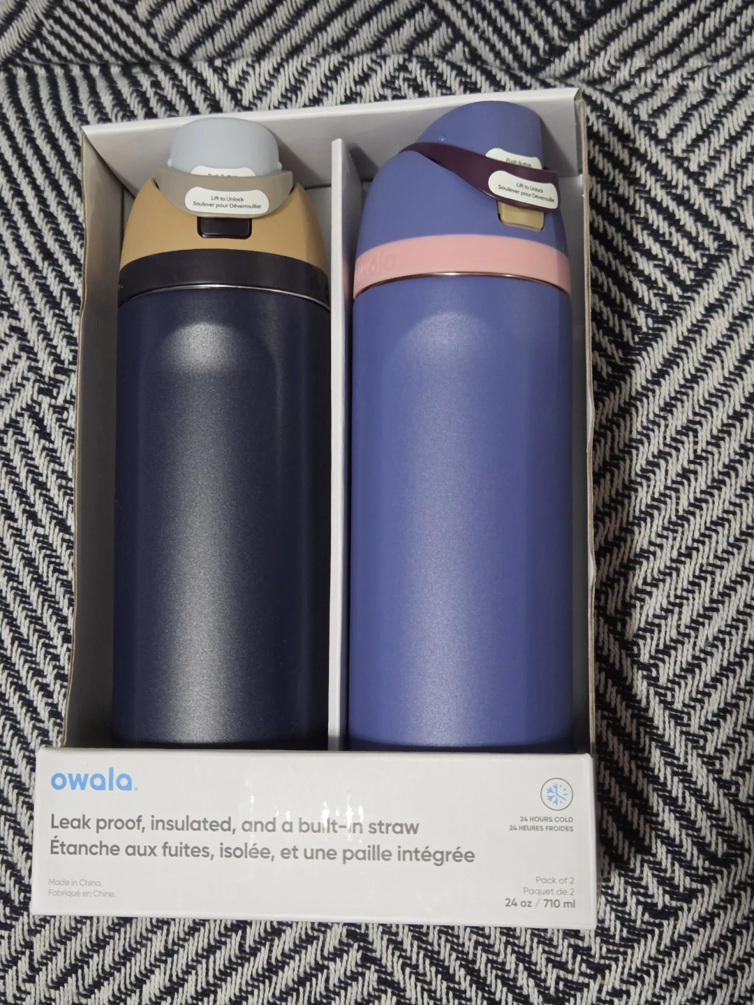 Owala Water Bottles (2 Pack) - 24oz