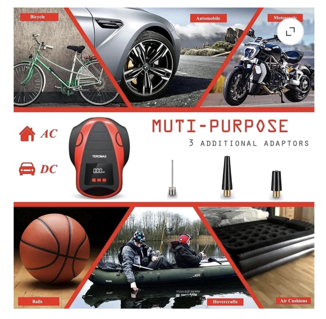 Teromas Multi-Purpose Digital Tire Inflator - photo 3