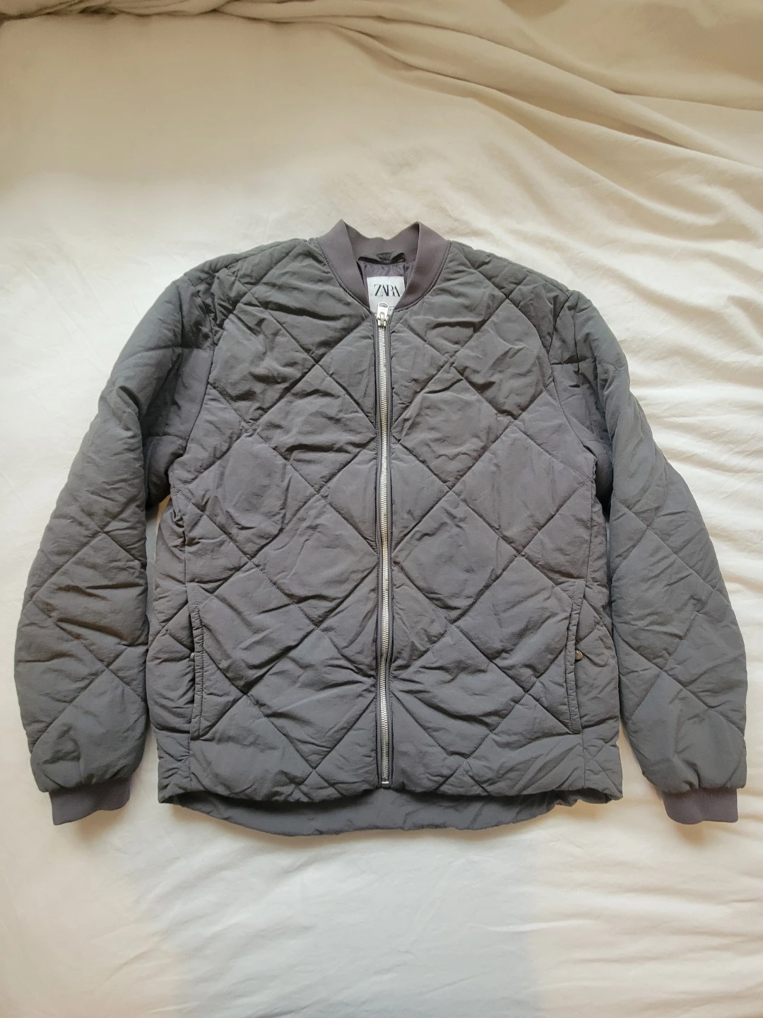 Quilted Bomber Jacket