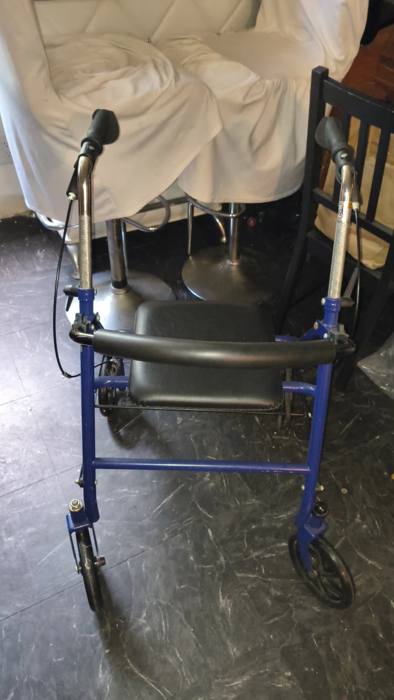 Blue Walker with Seat
