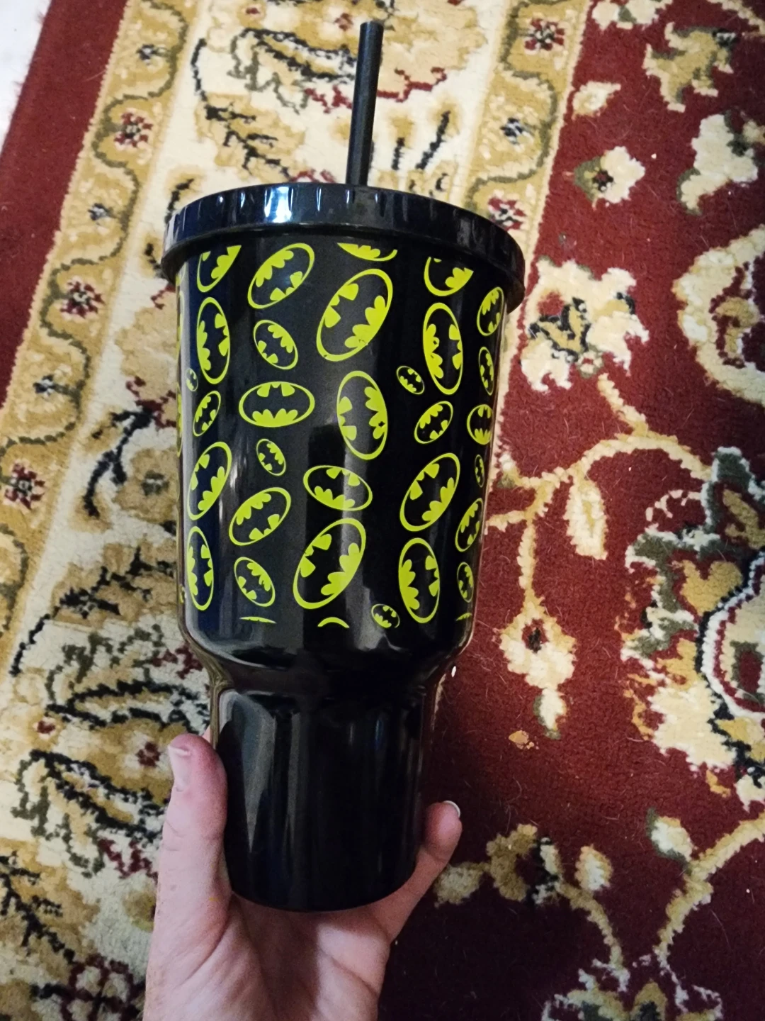 Batman Tumbler with Straw