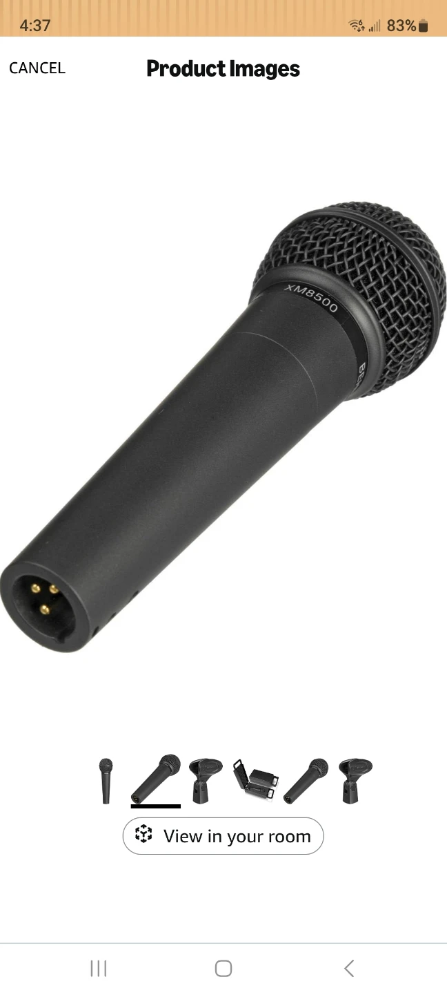 Behringer - XM8500 Ultravoice Dynamic Cardoid Vocal Microphone - photo 4