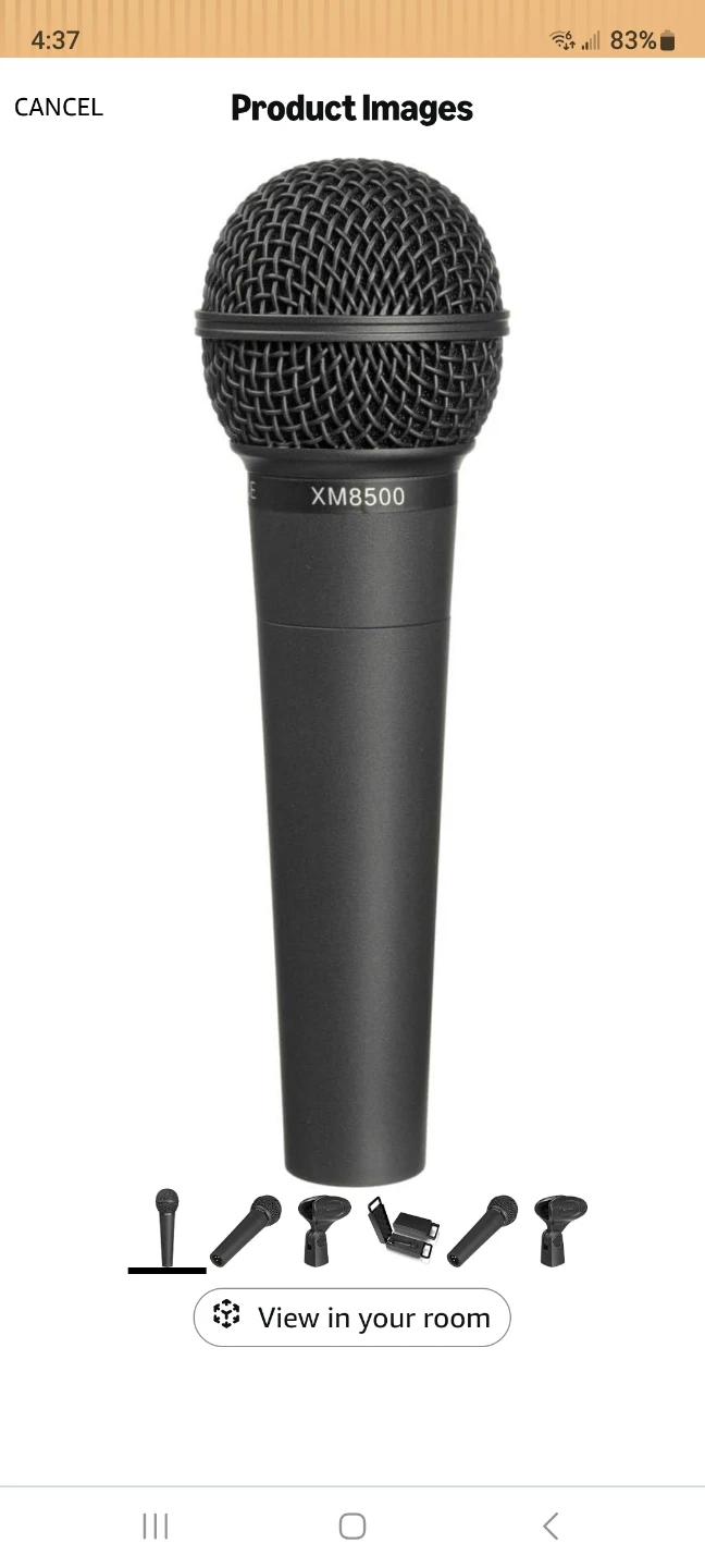 Behringer - XM8500 Ultravoice Dynamic Cardoid Vocal Microphone - photo 5
