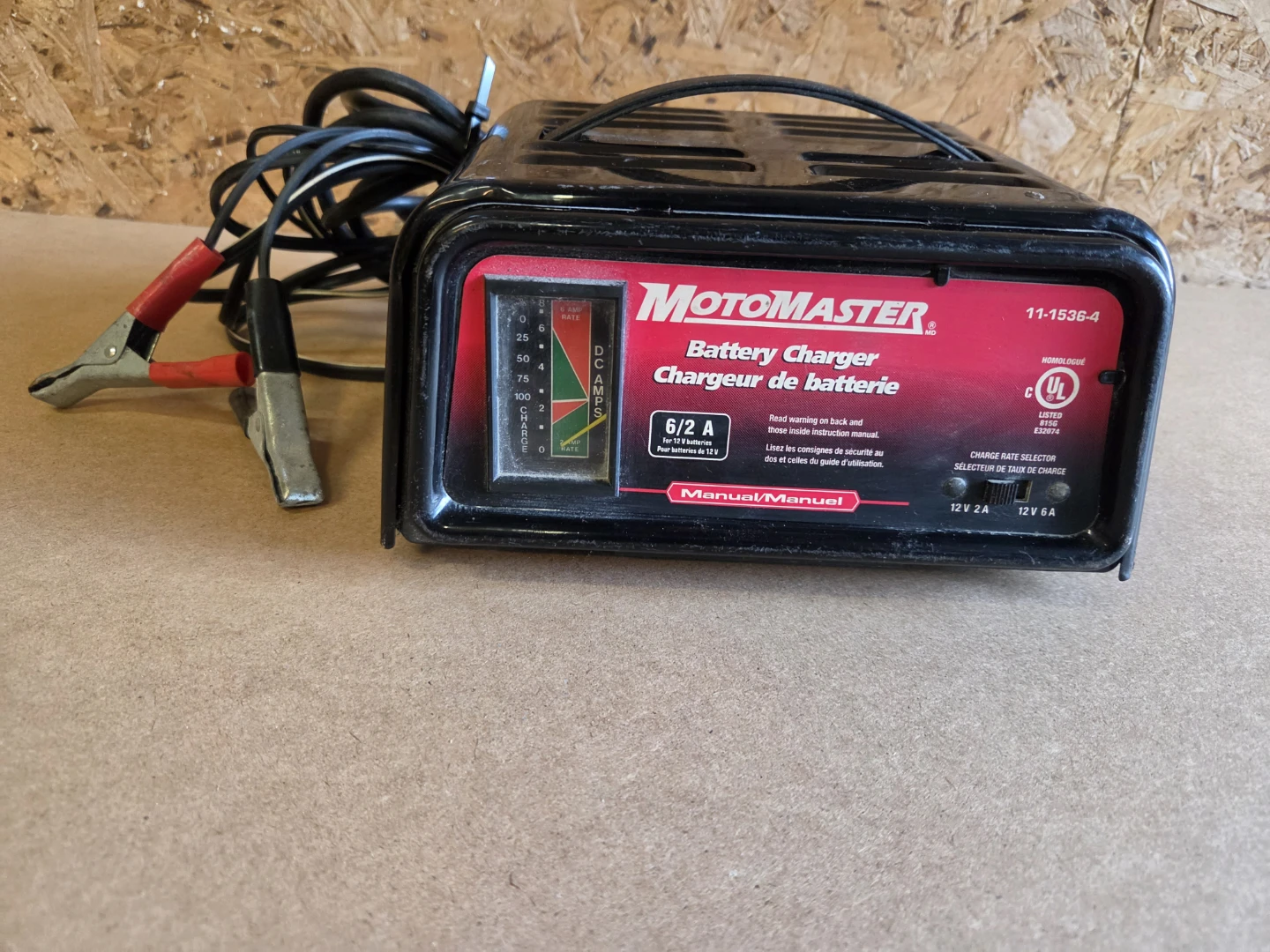 MotoMaster Battery Charger 11-1536-4