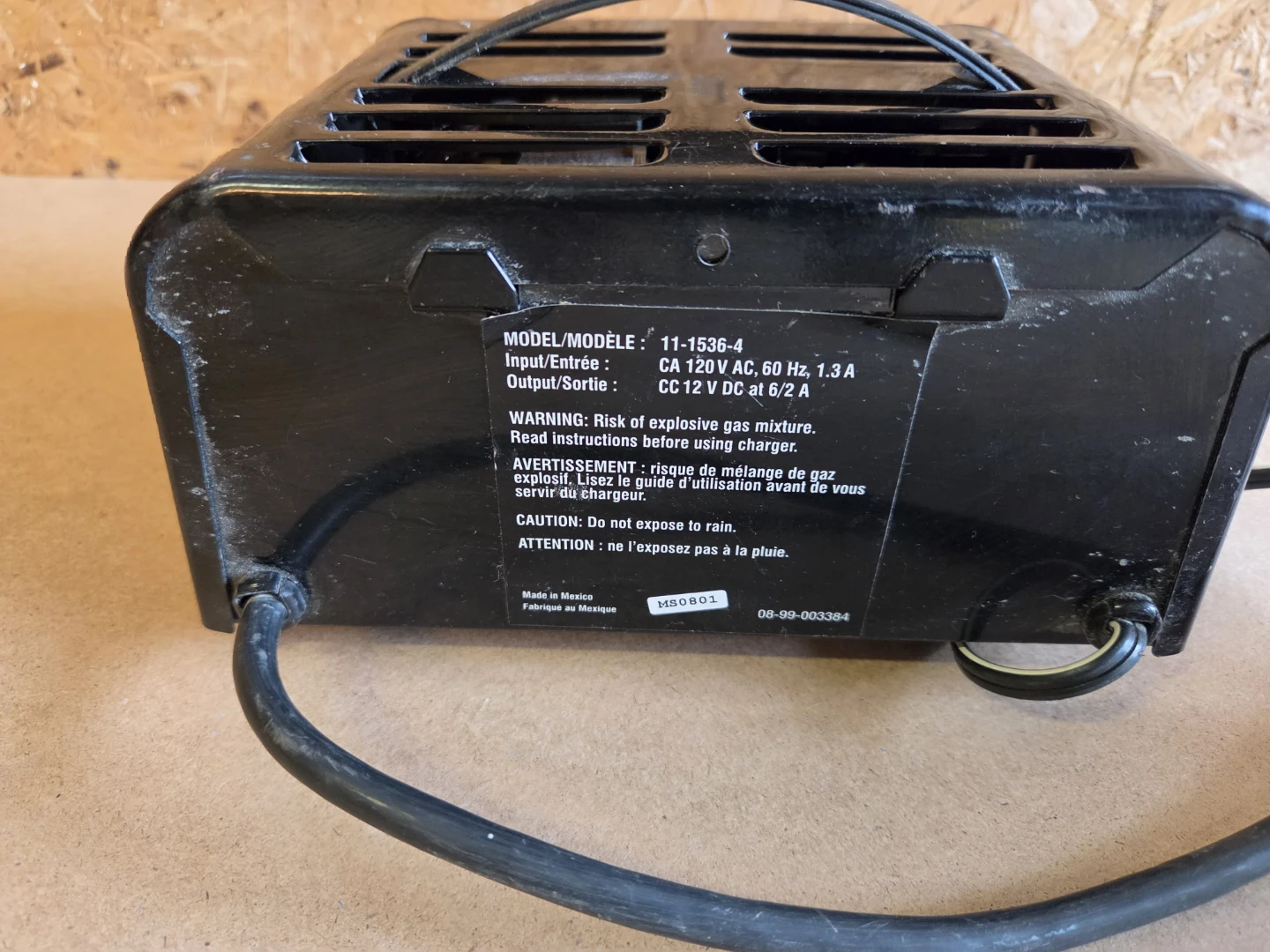 MotoMaster Battery Charger 11-1536-4 - photo 2