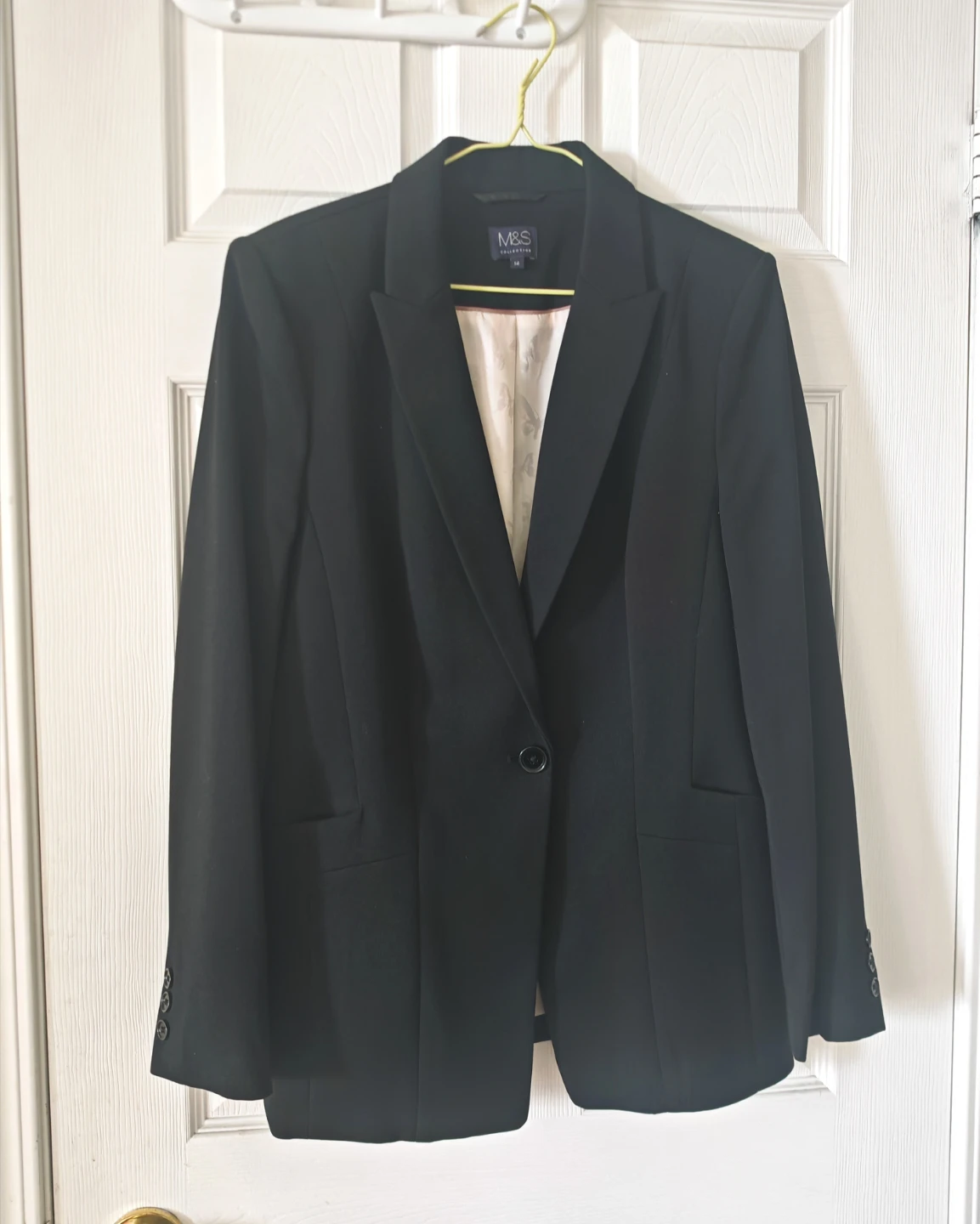 M&S Collection Black Blazer Size 14