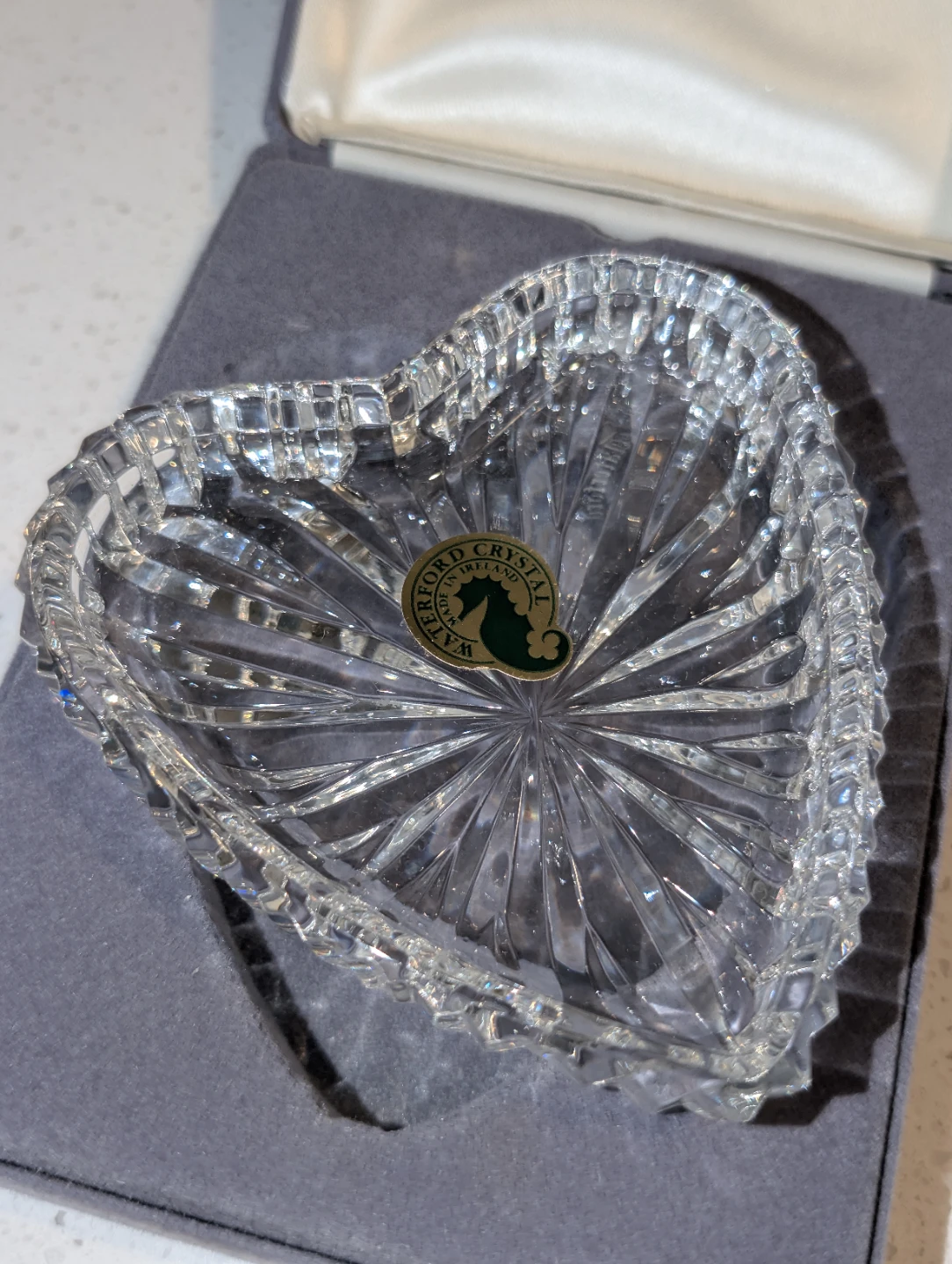 Waterford Crystal Vintage Heart Ring Dish - photo 4